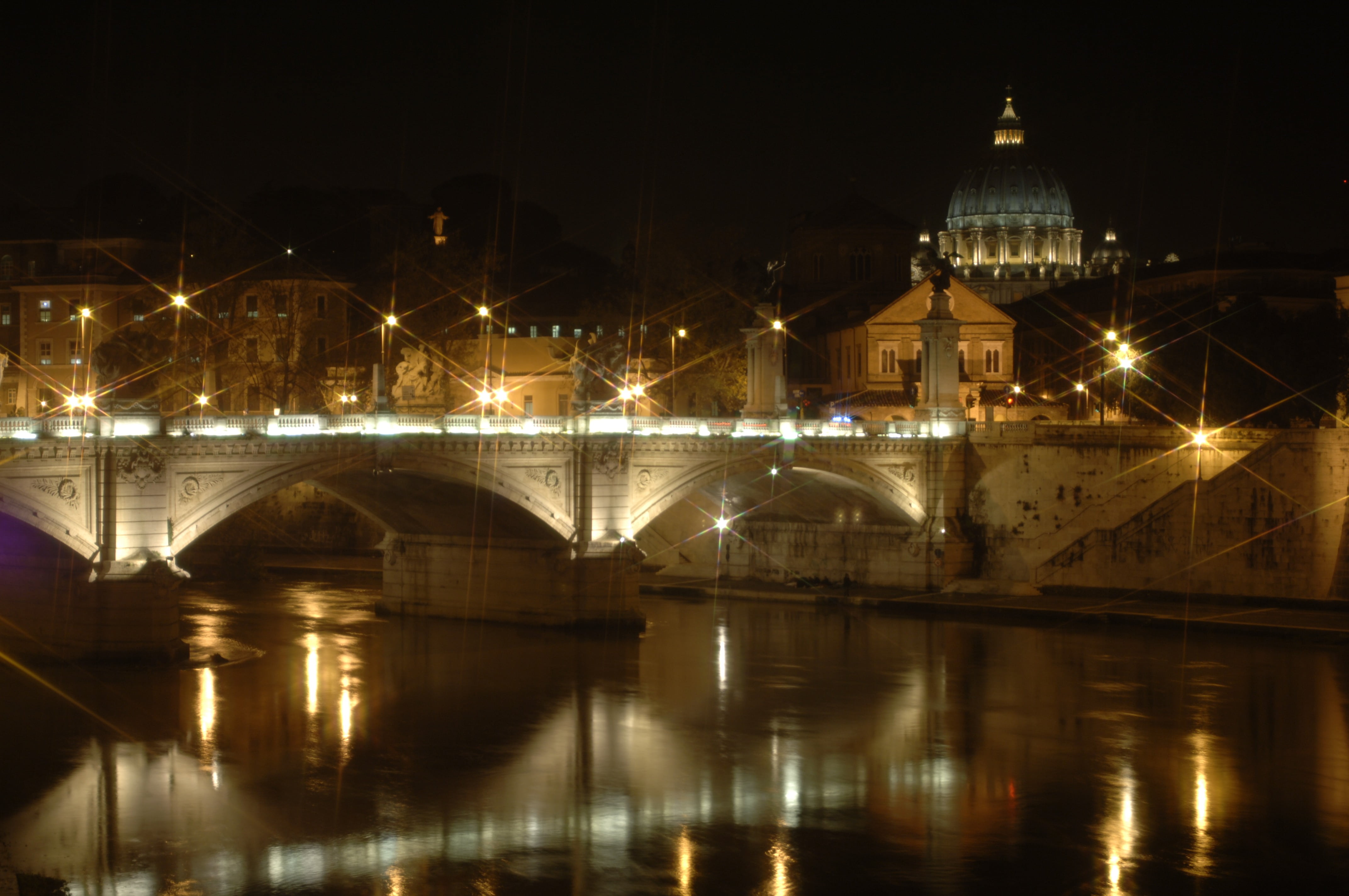 european, europe, arch, saint, pope, nature, reflection, structure, christian, international, old, dome, religious, holy, italy, government, waterfront, HD Wallpaper