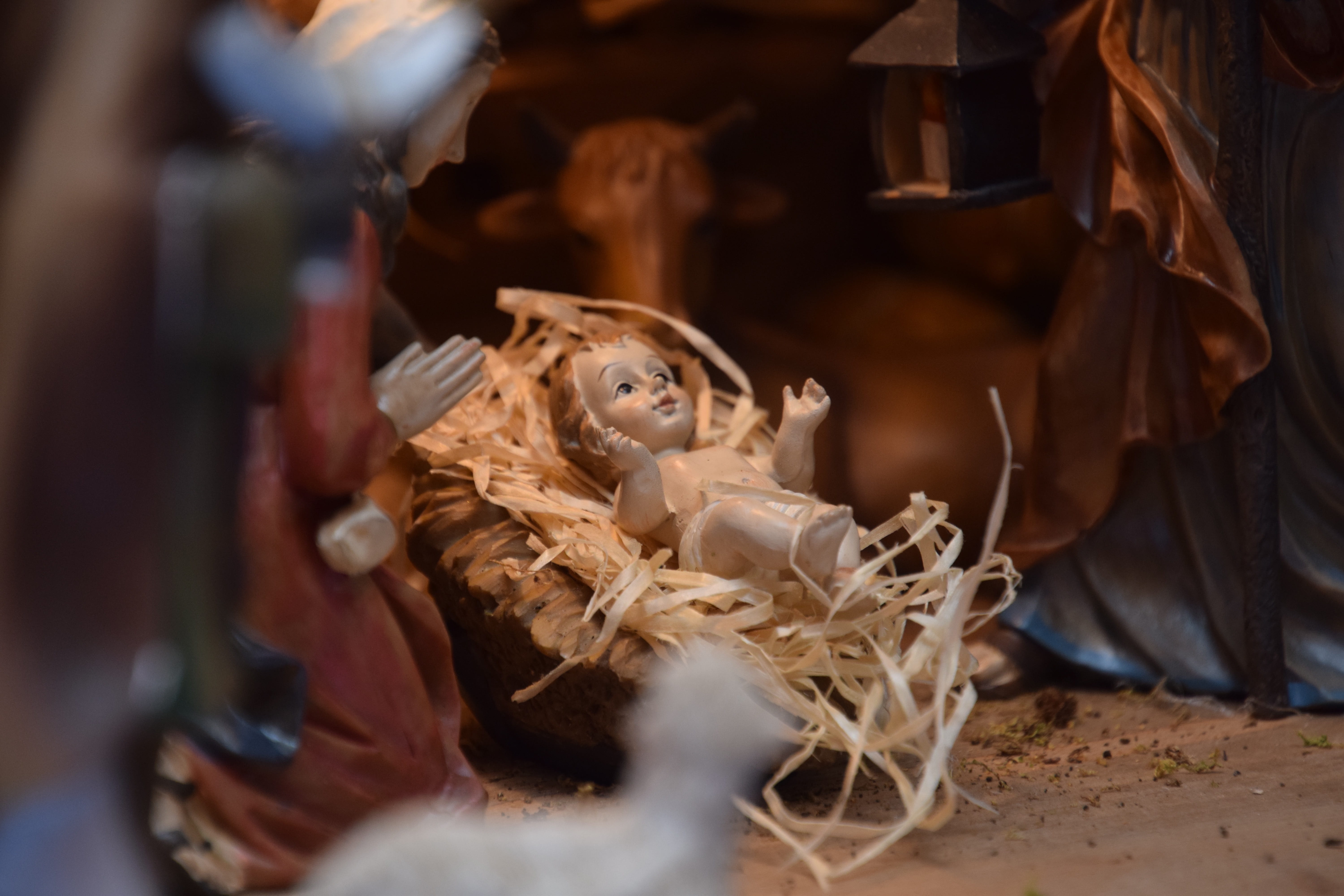food, human representation, representation, food and drink, creativity, emotion, christmas, nativity, spirituality, folk art, craft, figurine, jesus child, HD Wallpaper