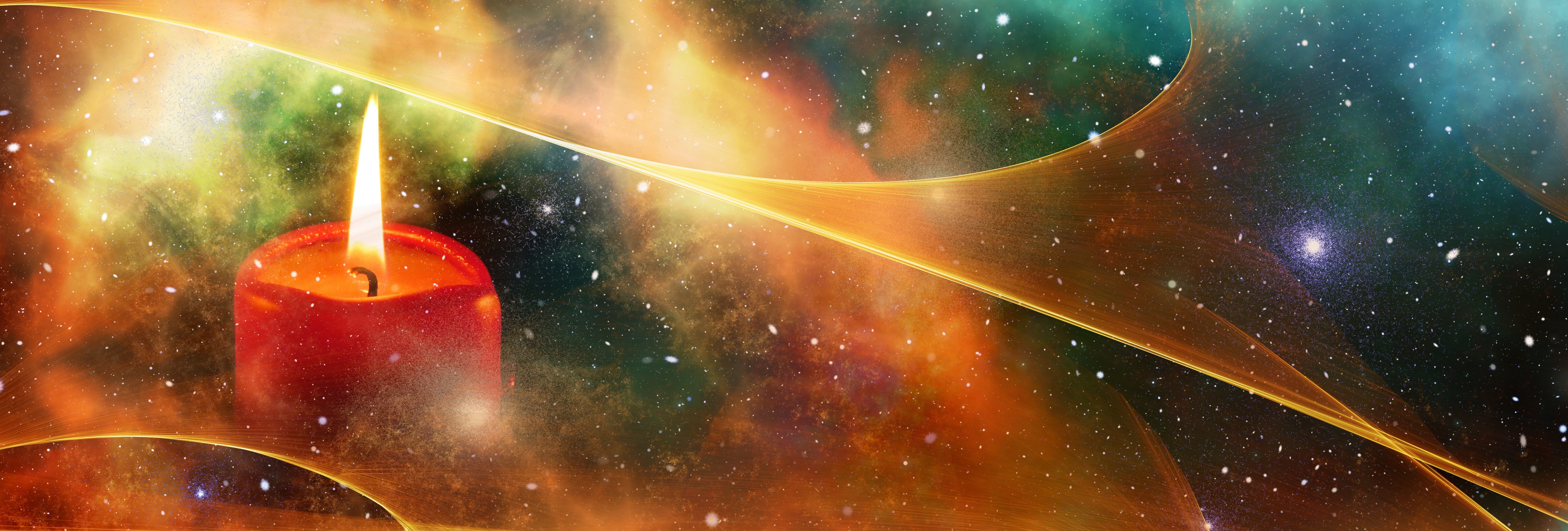 motion, mystery, christmas greeting, snowing, header, holidays, panoramic, blizzard, space, nature, red, star, 5K, christmas eve, astronomy, christmas time, HD Wallpaper