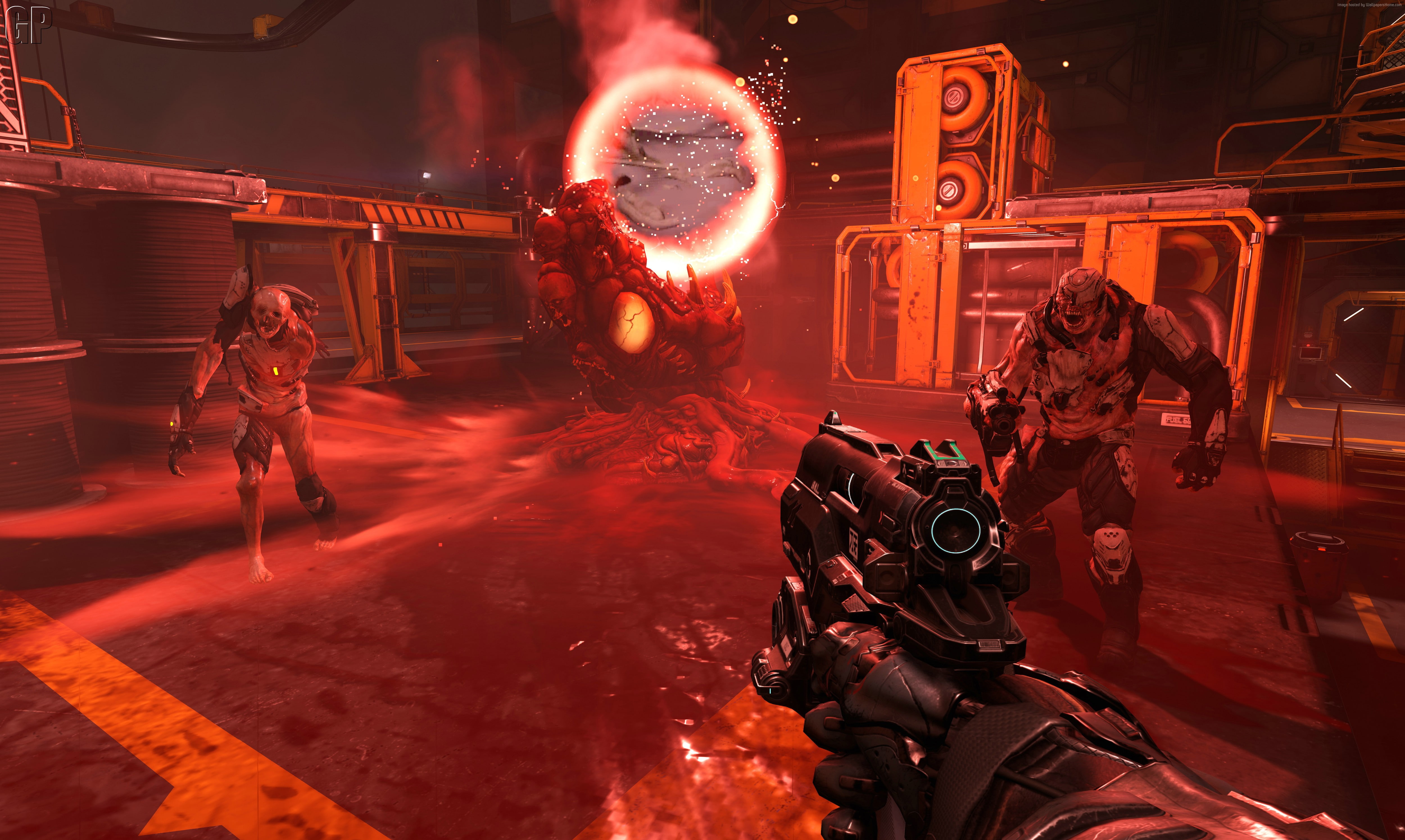 Doom 4, Best Games, 4K, Sci Fi, Action, Horror, Shooter, HD Wallpaper