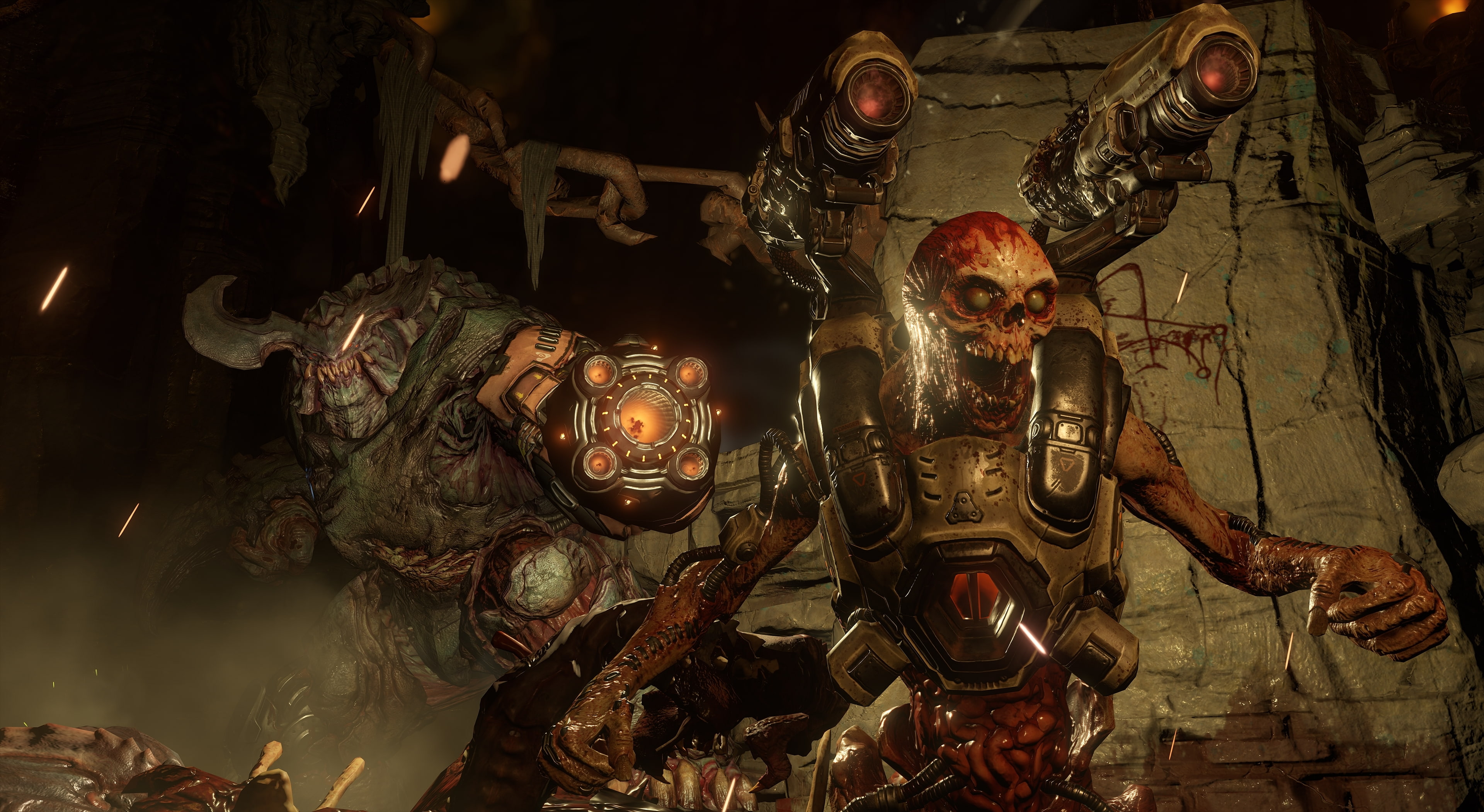 characters, 4K, doom, cyberdemon, HD Wallpaper
