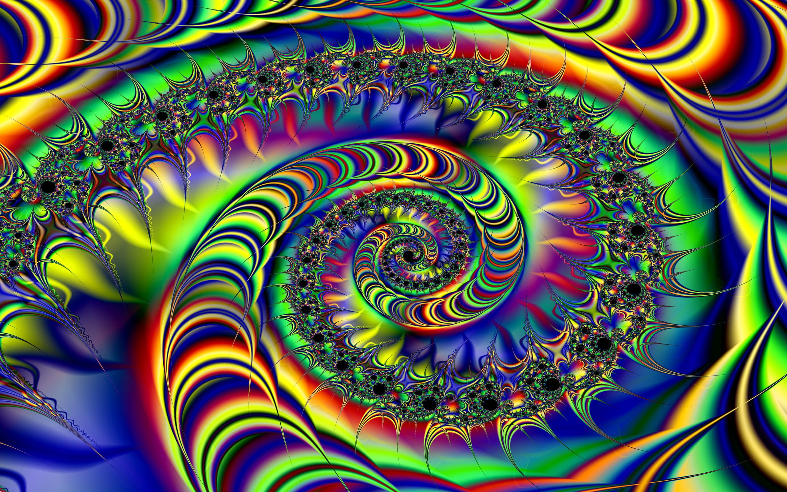 fractal, abstract, 2K, hd, HD Wallpaper