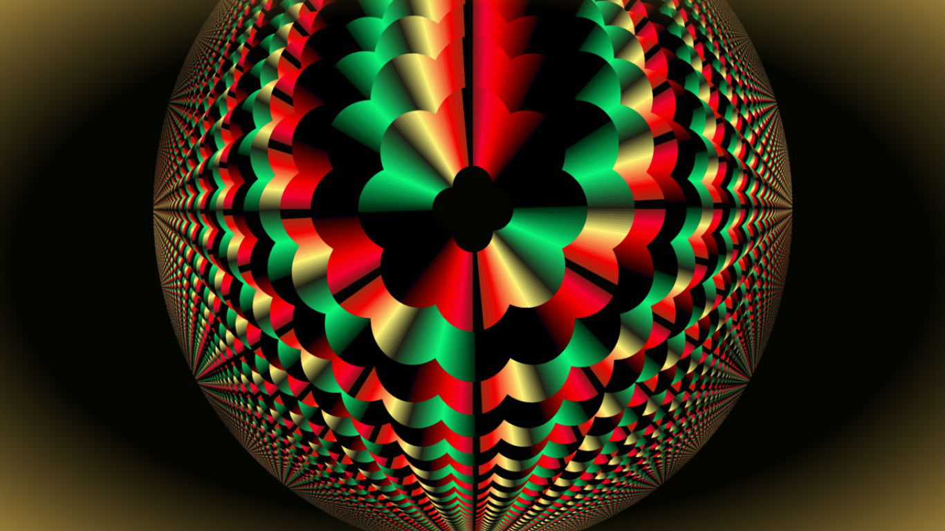 fractal, illusion, optical, hd, abstract, 720P, HD Wallpaper
