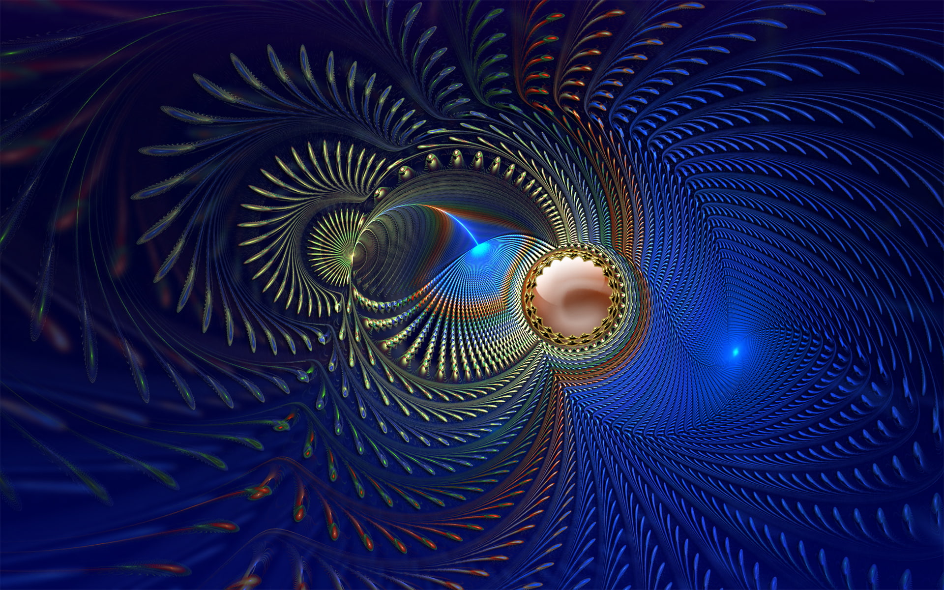 1080P, abstract, fractal, hd, HD Wallpaper