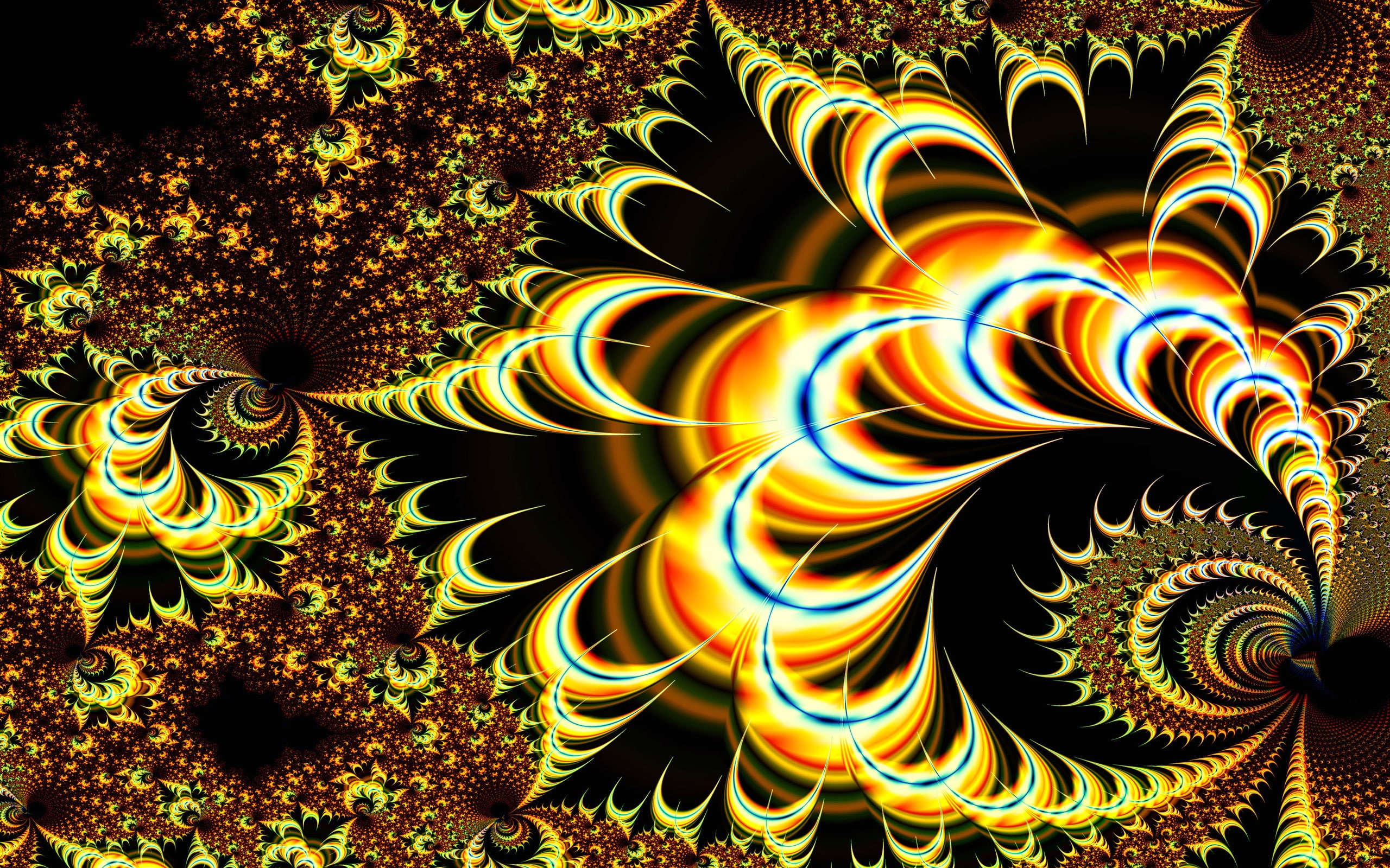 fractal, hd, abstract, 2K, HD Wallpaper