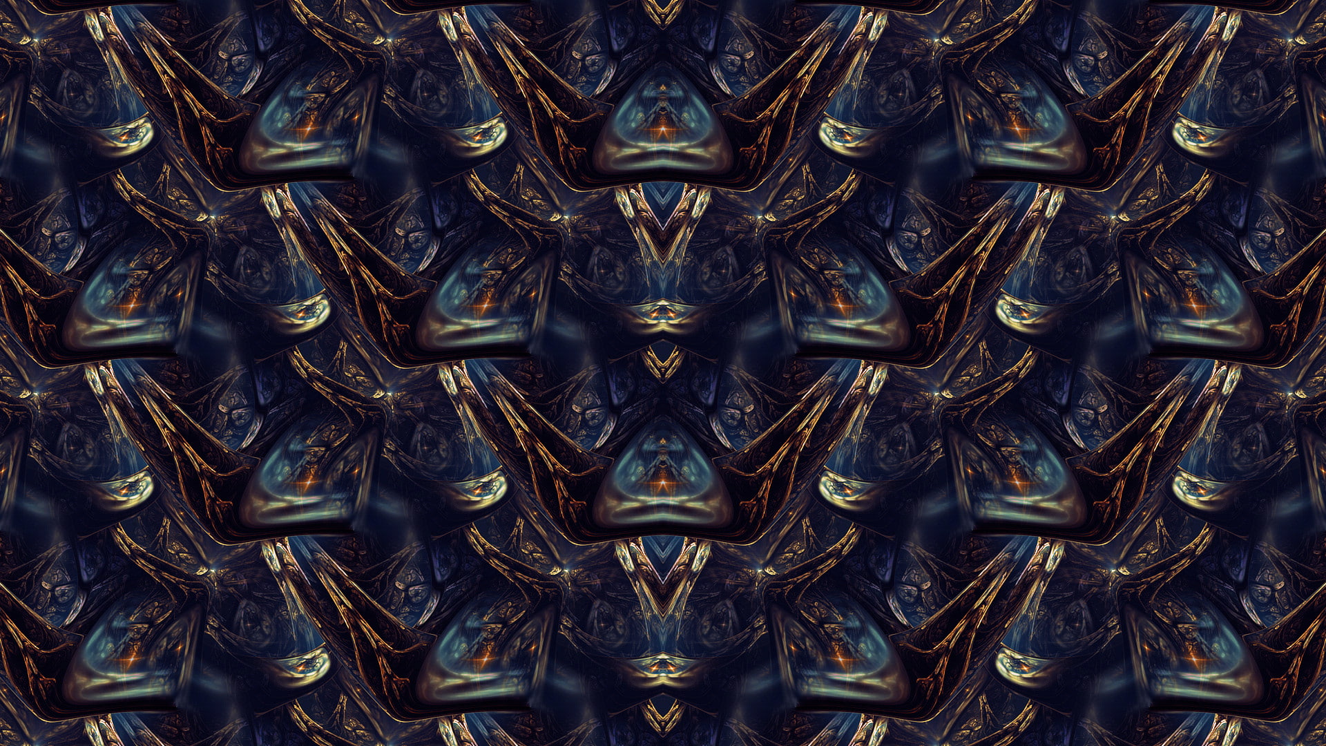 pattern, abstract, 1080P, art and craft, creativity, symmetry, sculpture, abundance, indoors, fractal, food, animal themes, repetition, large group of objects, HD Wallpaper