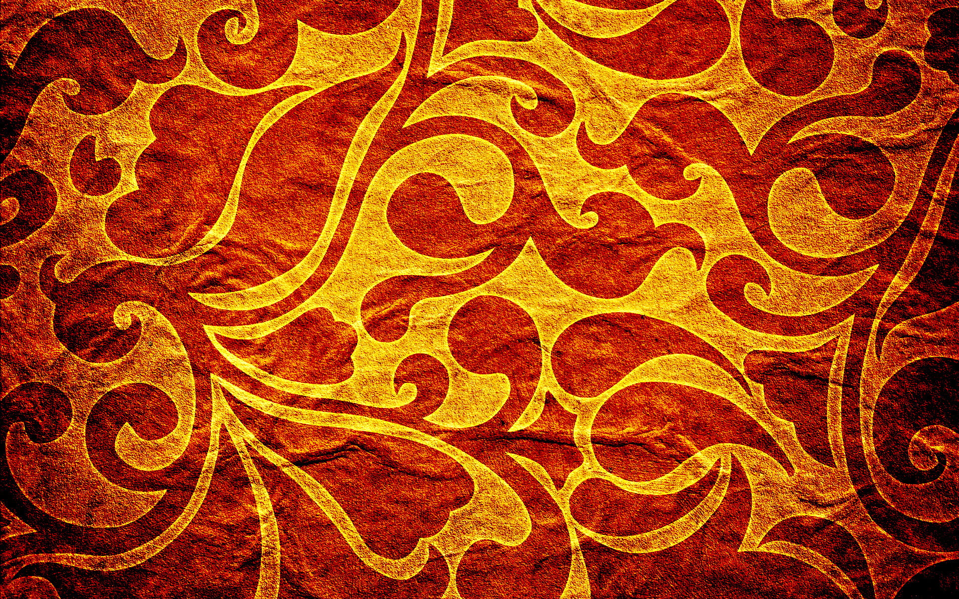 close-up, design, 1080P, indoors, material, paisley, decor, backdrop, gold Colored, decoration, beautiful, illustration, red, floral pattern, wall - building feature, HD Wallpaper