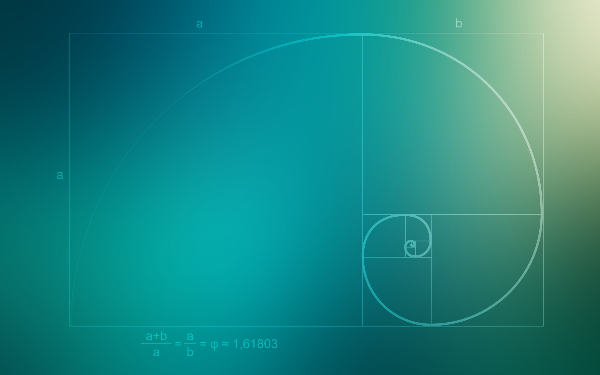 golden, spiral, 1080P, ratio, HD Wallpaper