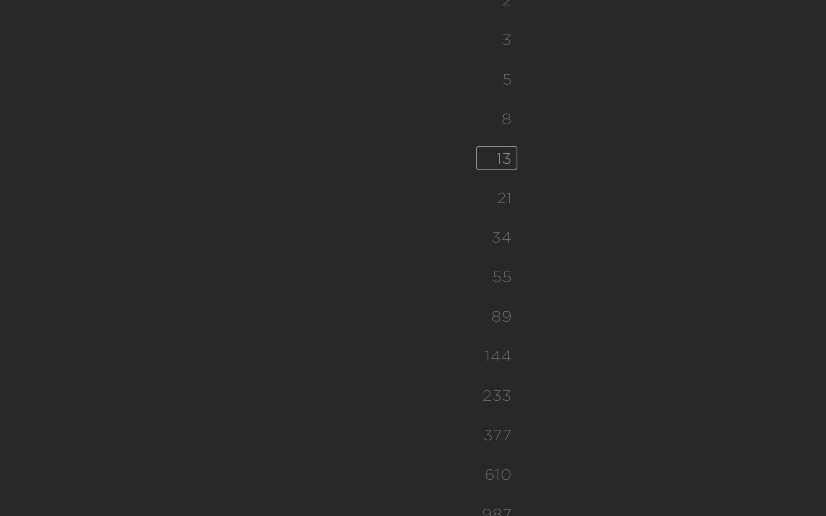 2K, fibonacci sequence, HD Wallpaper