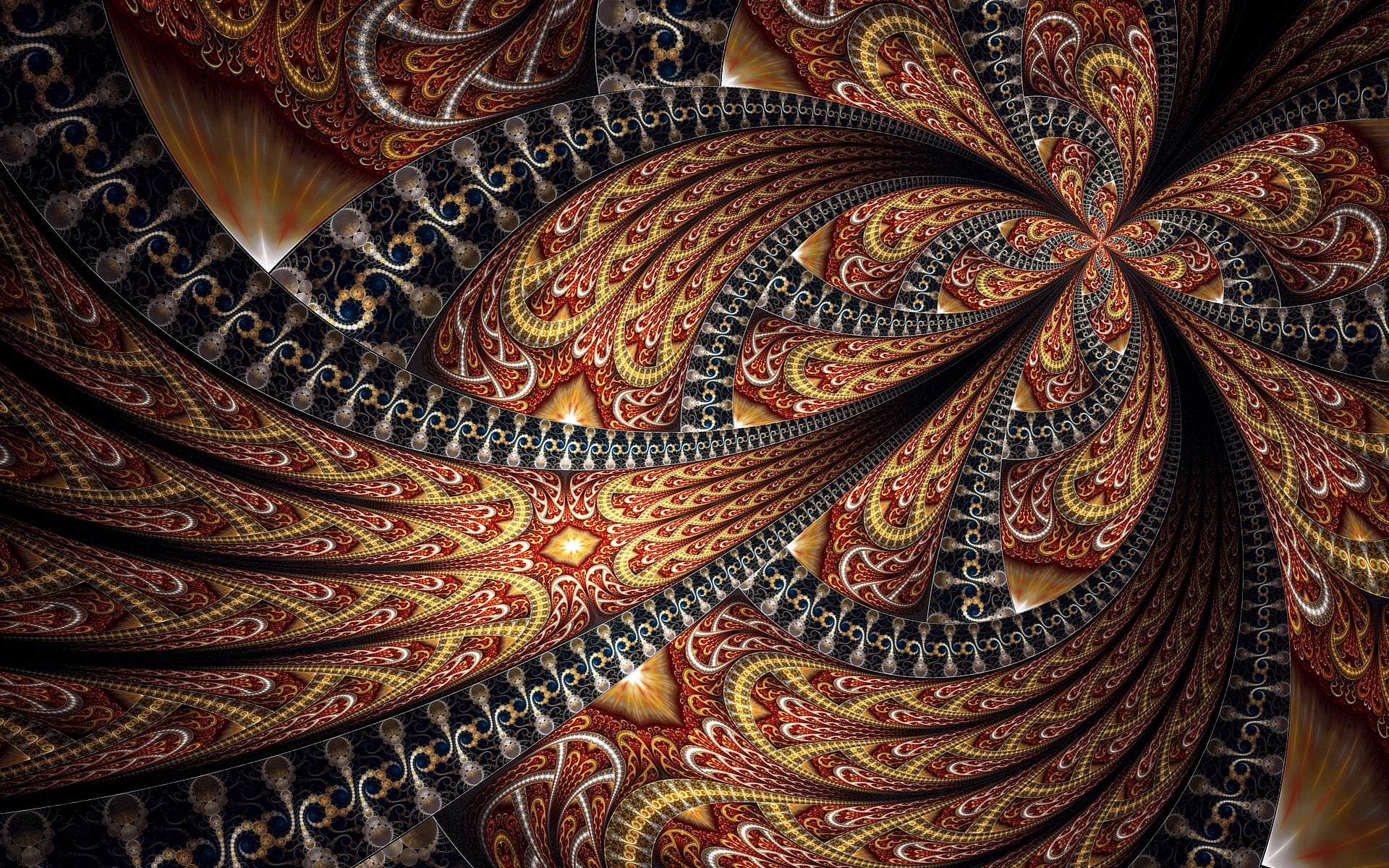shape, fractal, abstract, computer Graphic, full frame, floral Pattern, color Image, religion, cultures, art and craft, art, spirituality, craft, HD Wallpaper