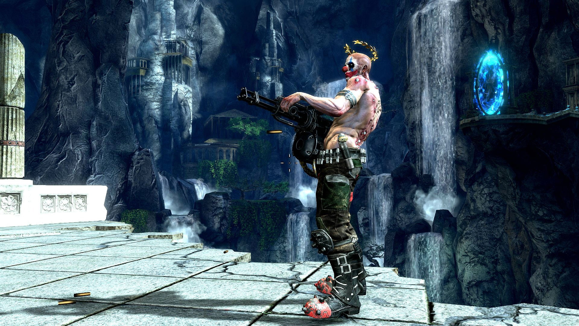 survival, god-mode, warrior, 1080P, mode, shooter, fantasy, god, fighting, dark, HD Wallpaper
