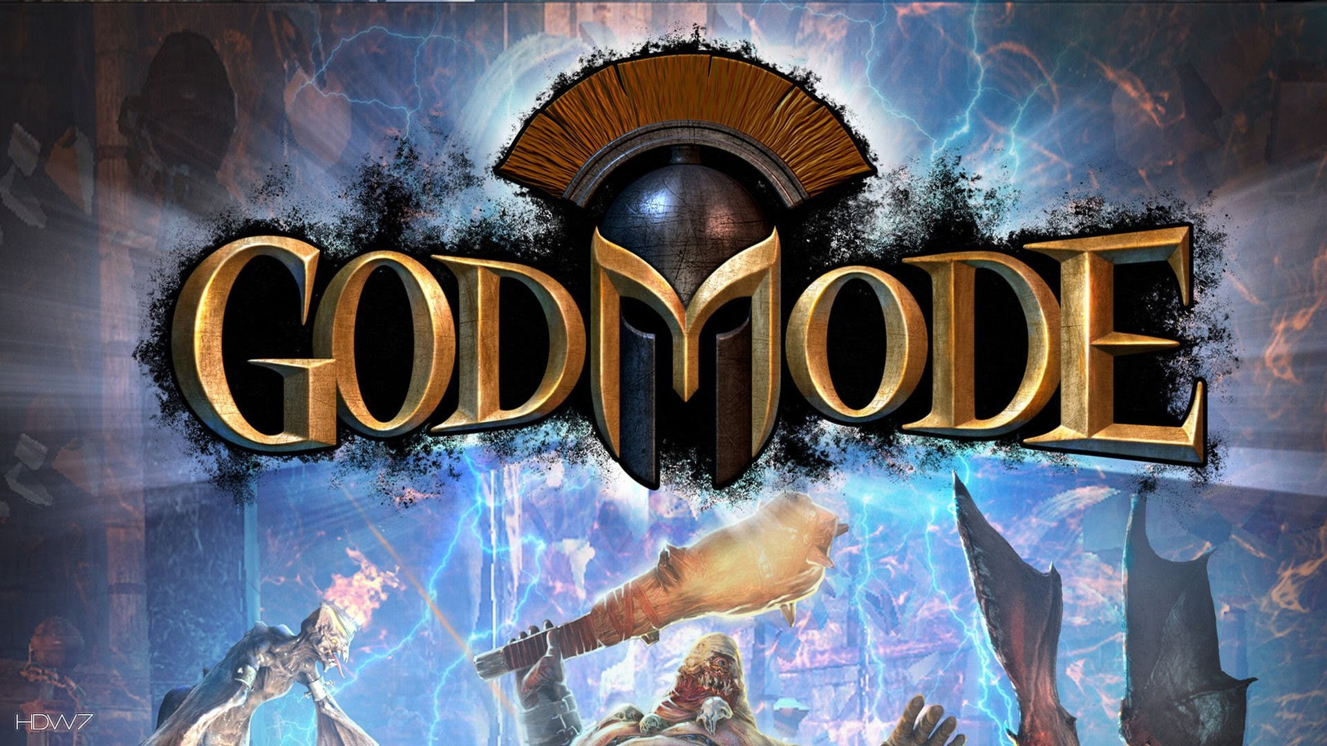 fantasy, god-mode, mode, warrior, survival, god, shooter, dark, 1080P, fighting, HD Wallpaper