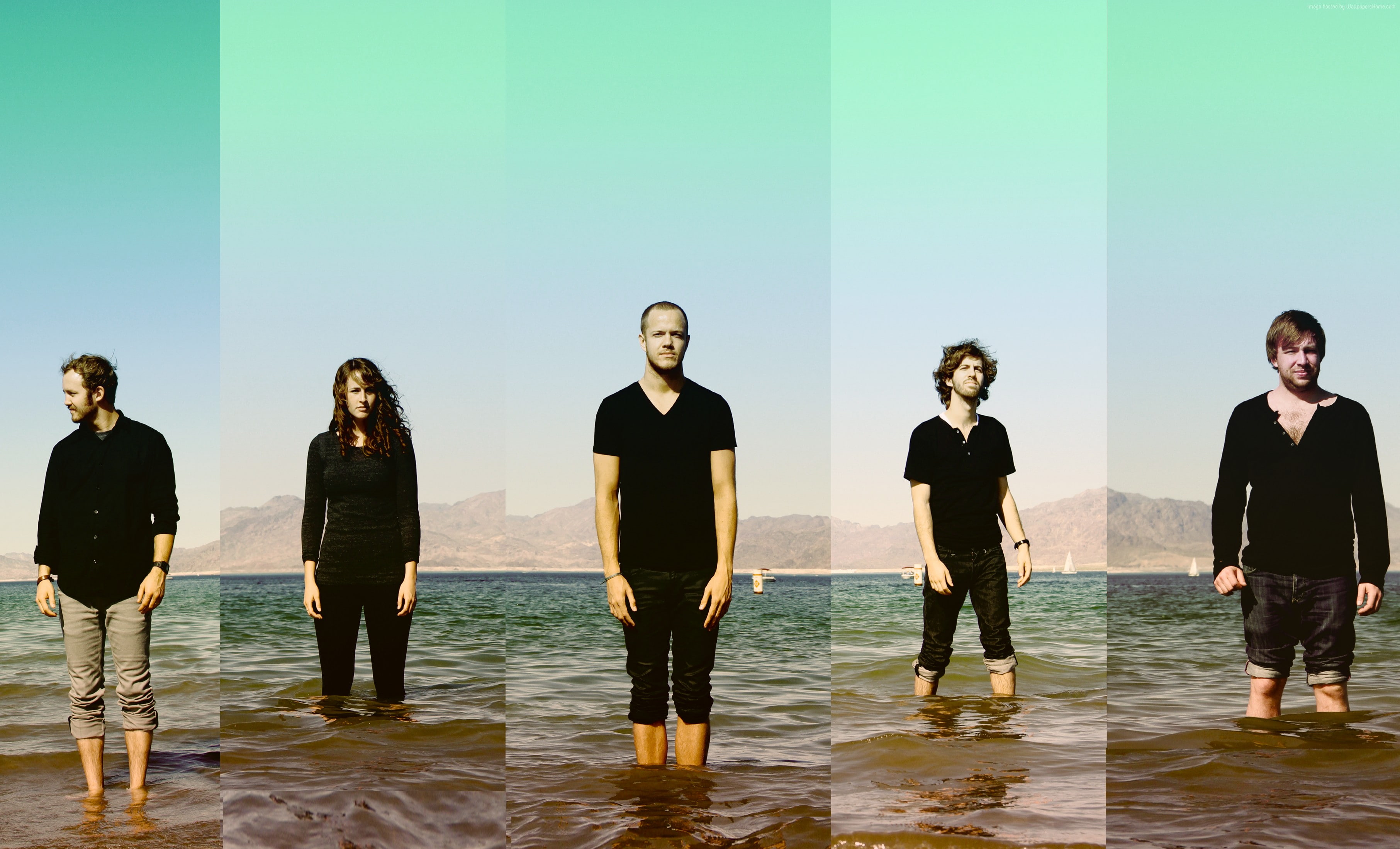 leisure activity, young adult, Ben McKee, full length, adult, group of people, Imagine Dragons, Daniel Platzman, Top music artist and bands, lifestyles, HD Wallpaper
