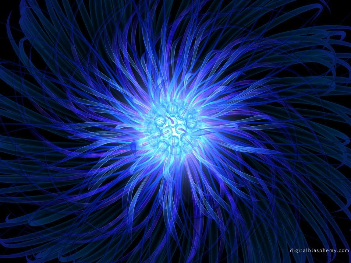 d, shining, 480P, hd, Abstract, Swirl, Neon, art, Blue, jpg, HD Wallpaper