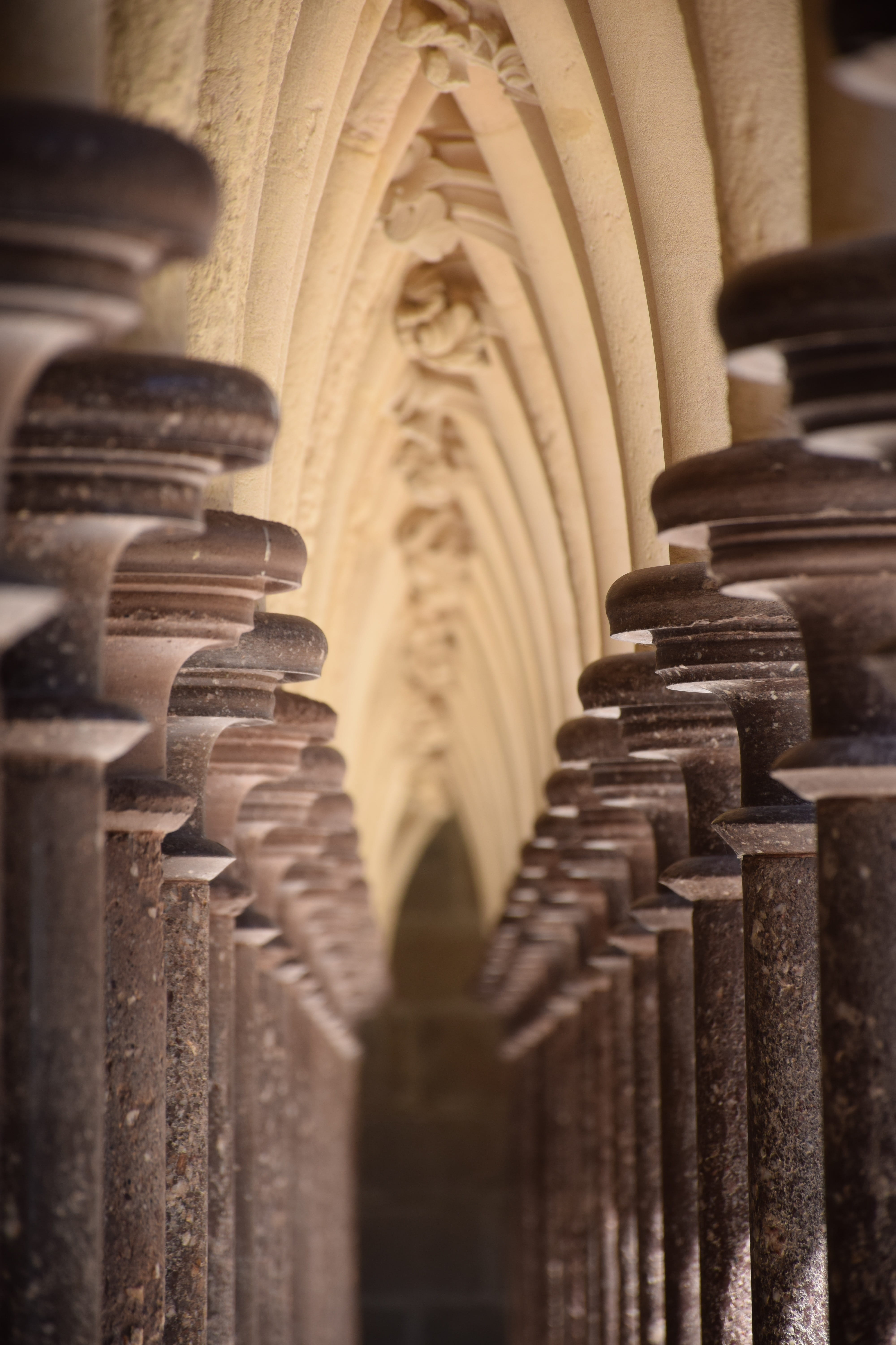 church, spirituality, 5K, religion, ancient civilization, arrangement, structure, repetition, large group of objects, mont-saint-michel, place of worship, Phone HD Wallpaper