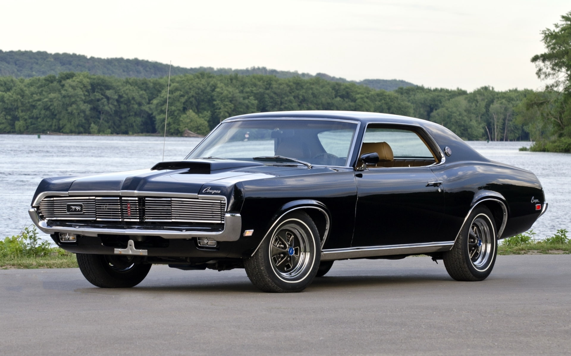 1969, muscle, mercury, car, cougar, xr 7, 1080P, HD Wallpaper