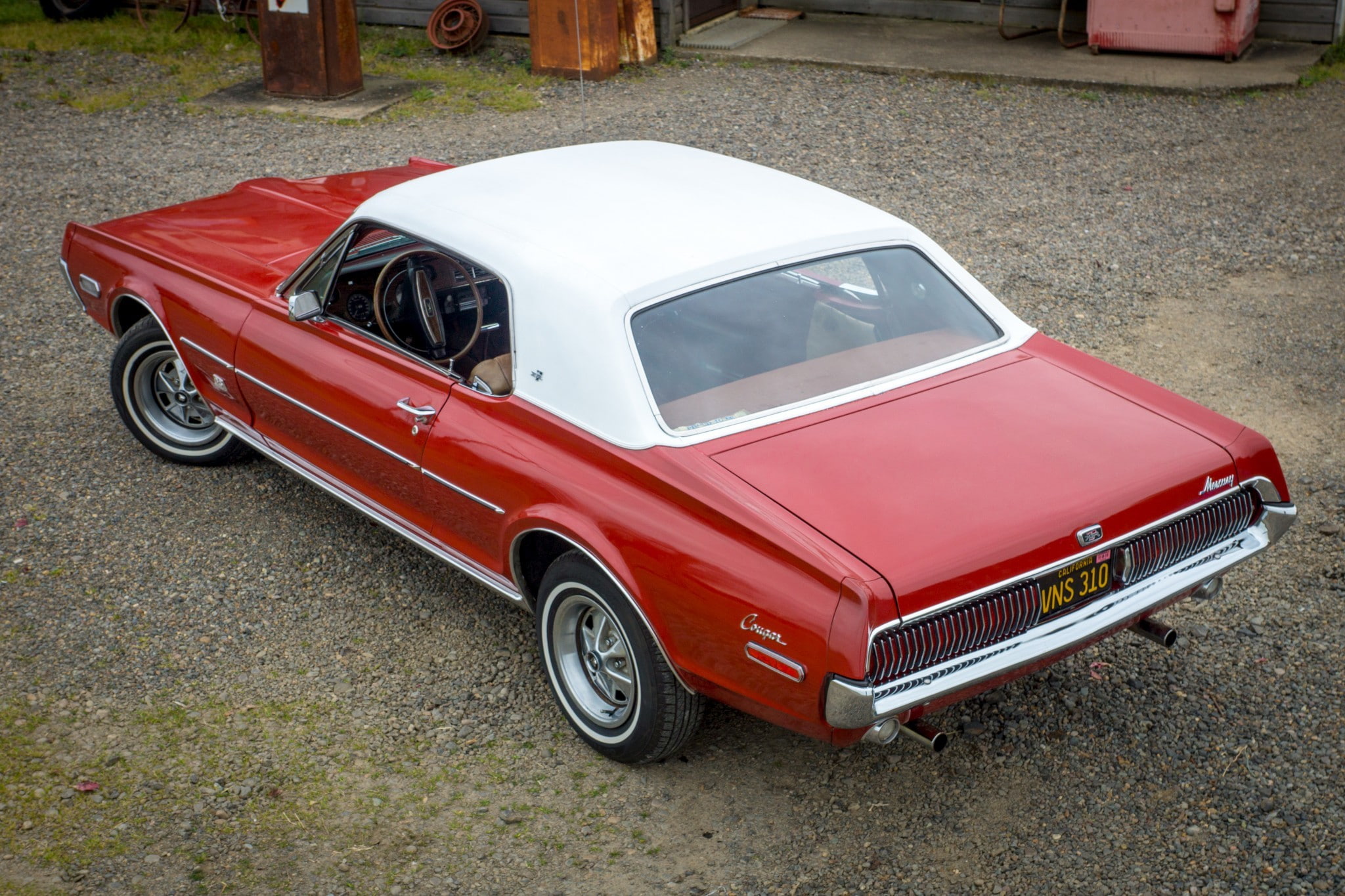 Mercury, Cougar, XR-7, 1968, the view from the top, 1080P, HD Wallpaper
