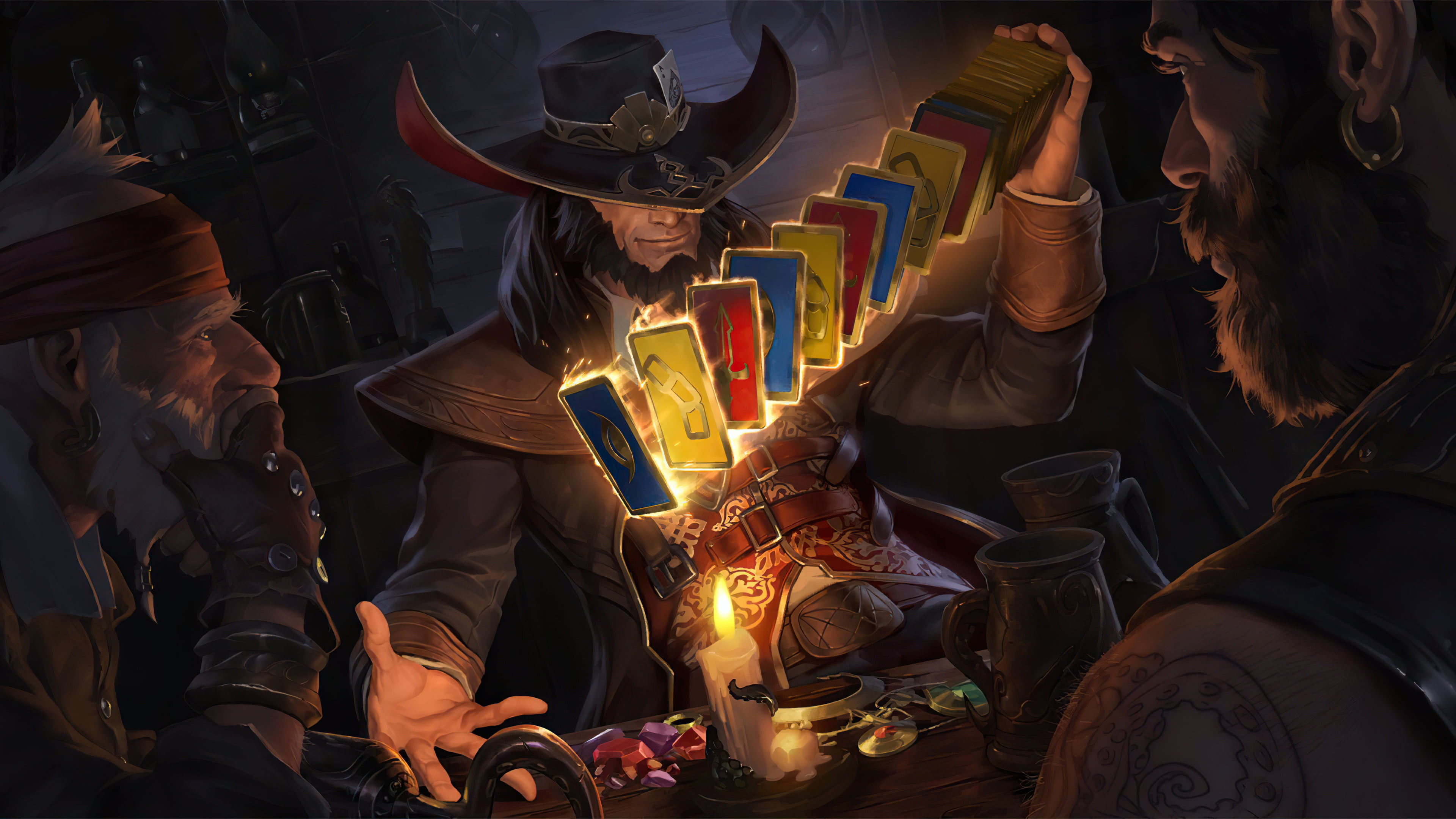 4K, video games, Legends of Runeterra, Twisted Fate, HD Wallpaper