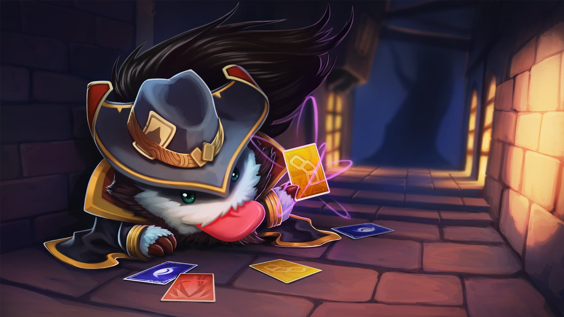 1080P, sitting, League of Legends, indoors, Twisted Fate, shoe, sunlight, day, focus on foreground, communication, toy, animal representation, lifestyles, HD Wallpaper