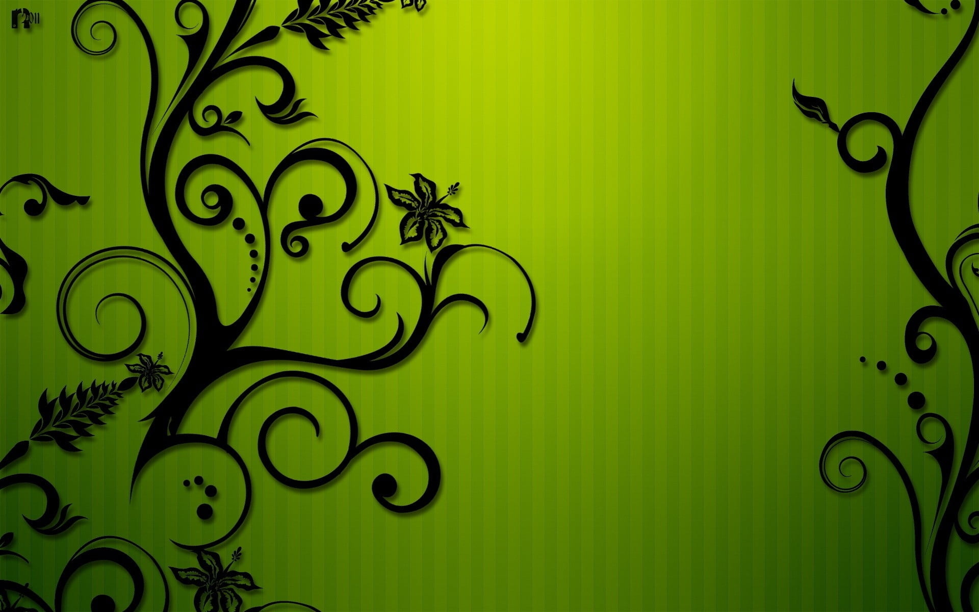 green, lighting equipment, backgrounds, illustrations And Vector Art, shape, illustration, elegance, pattern, wall - building feature, frame, built structure, HD Wallpaper