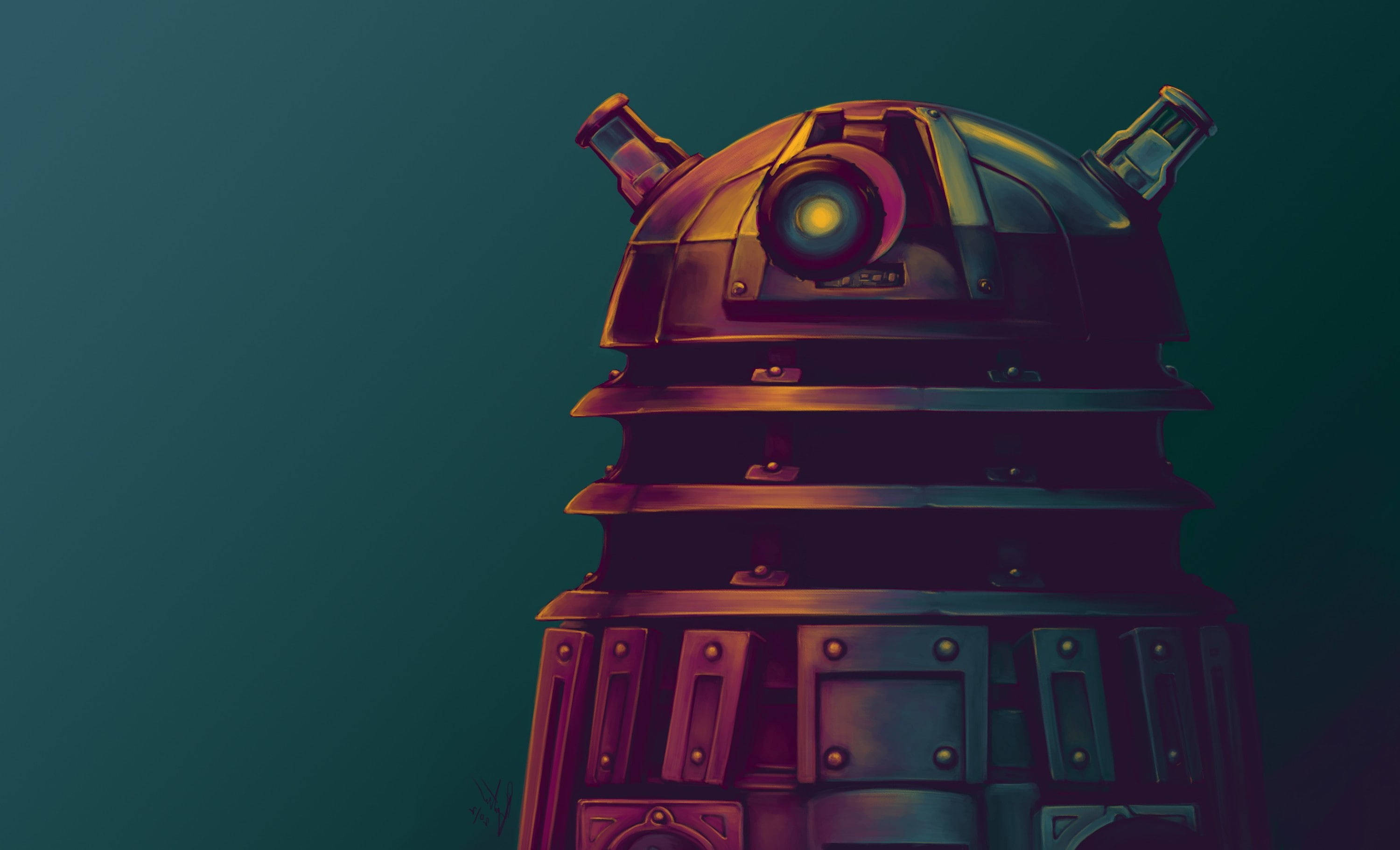 wood - material, technology, retro styled, antique, no people, multi colored, close-up, doctor who daleks artwork, single object, cut out, studio shot, HD Wallpaper