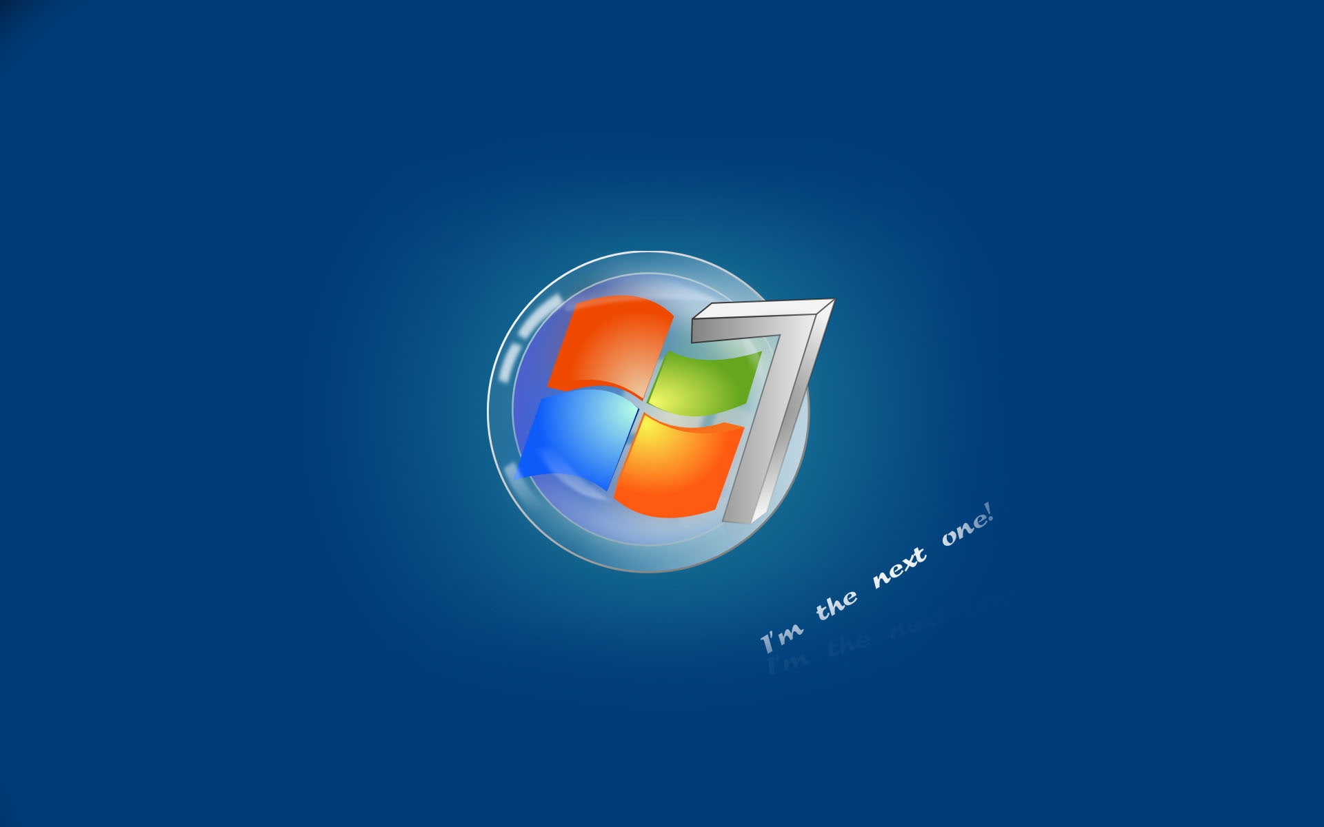 white, 7, 1080P, windows, Blue, hd, seven, art, technology, microsoft, grey, HD Wallpaper