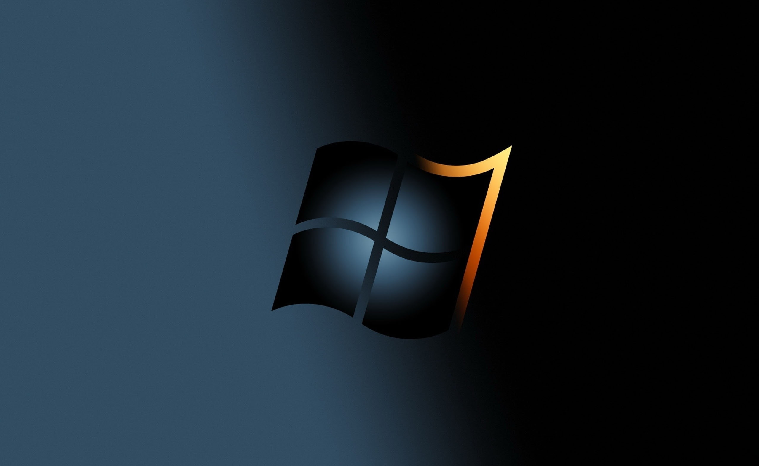 2K, windows 7, Dark, Windows Seven, Windows, HD Wallpaper