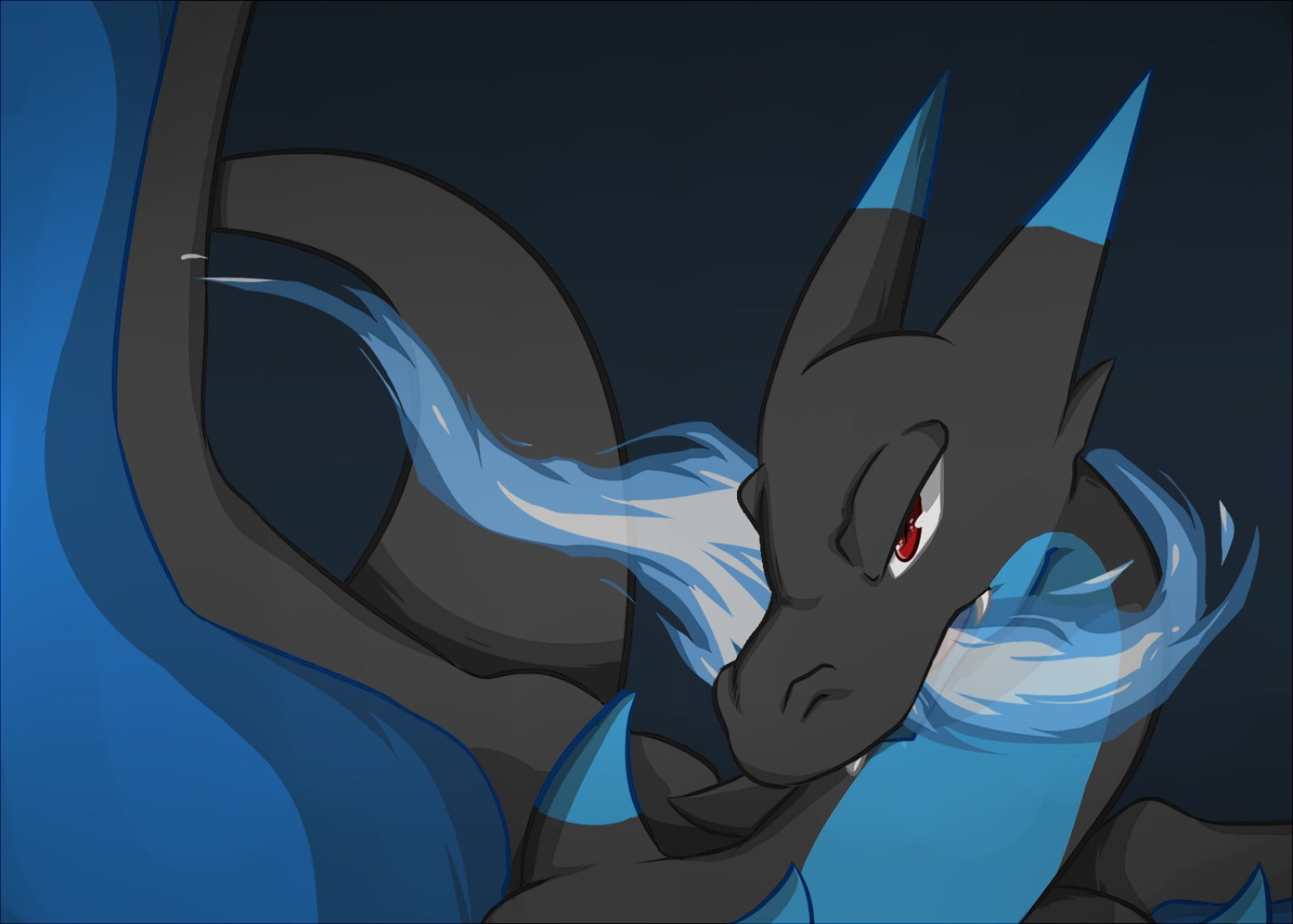 720P, pokemon, Mega Charizard X, Charizard, HD Wallpaper