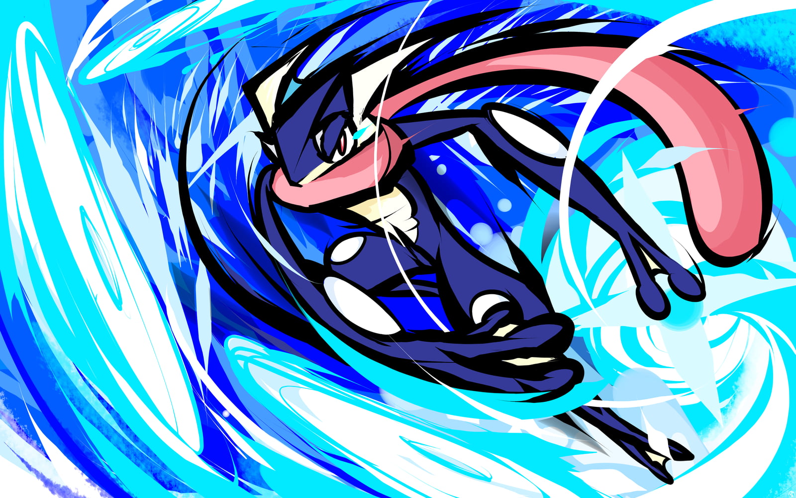 Pokémon, 720P, greninja, ishmam, HD Wallpaper