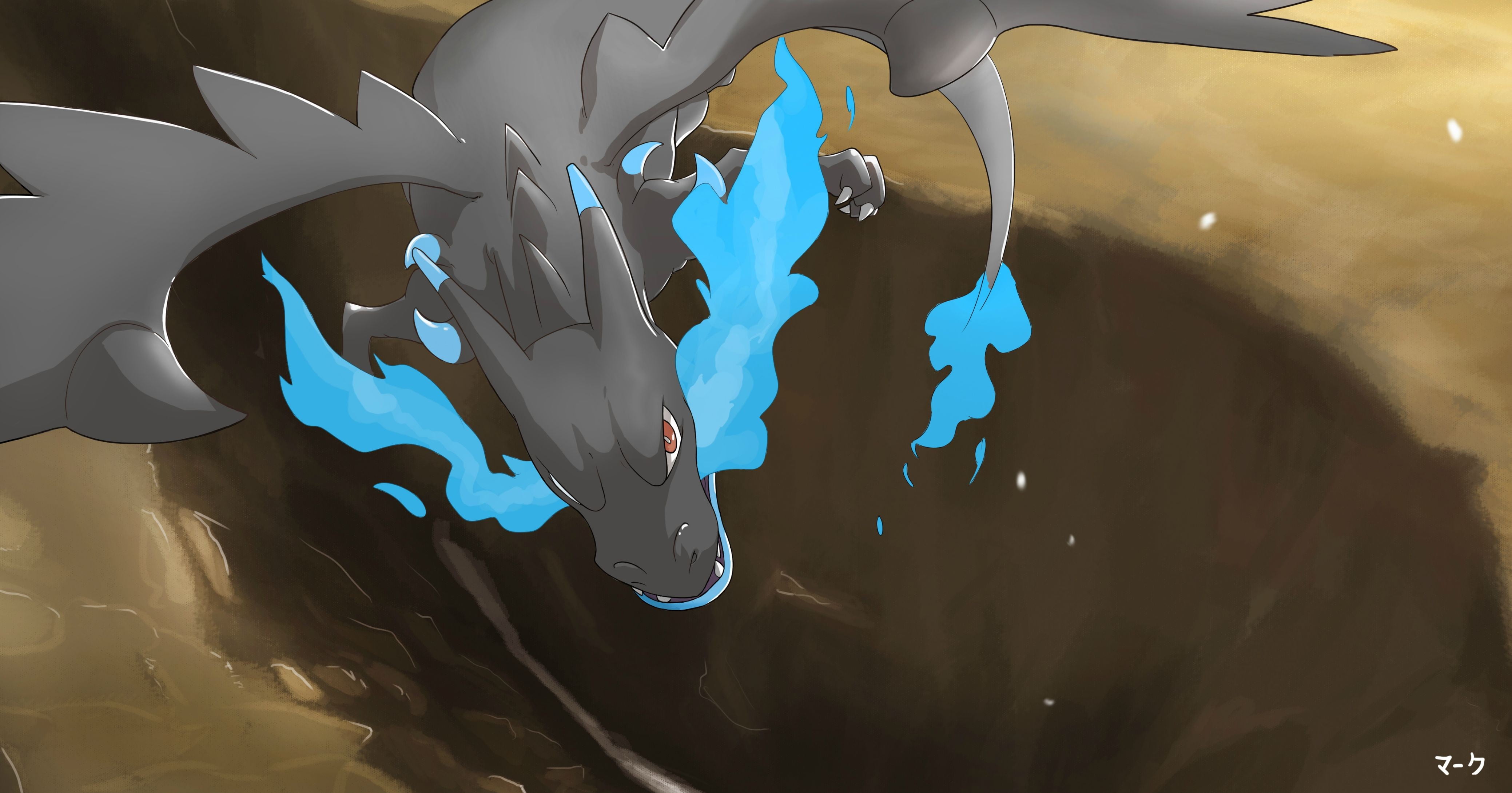 no people, air vehicle, window, sky, dragon, design, close-up, water, abstract, Pokémon, creativity, video games, cloud - sky, cartoon, character, Charizard, HD Wallpaper