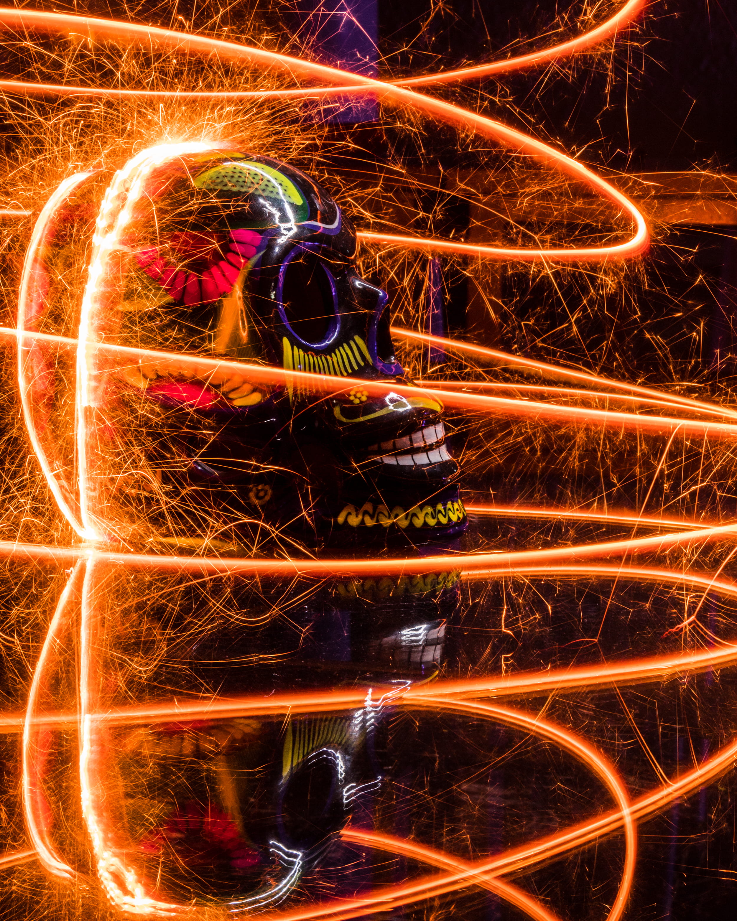 world, speed, multi colored, worldwide, digital composite, lifestyles, firework - man made object, real people, one person, luces, fiestas, long exposure, Phone HD Wallpaper