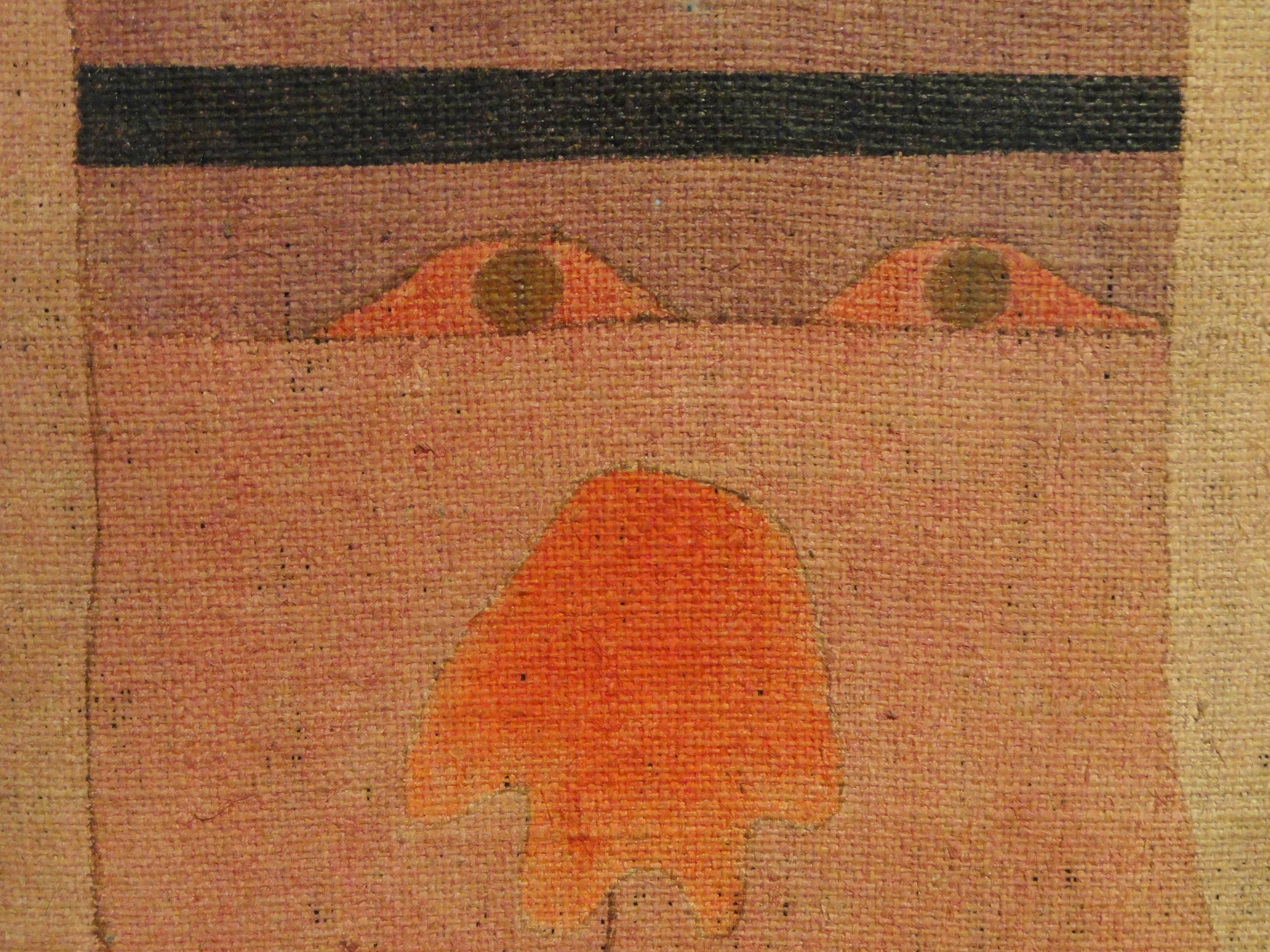 rough, paint, arab song, painting, brown, creativity, pattern, detail, wall, design, jute, burqa, full frame, shape, paul klee, oil, brick, backgrounds, HD Wallpaper