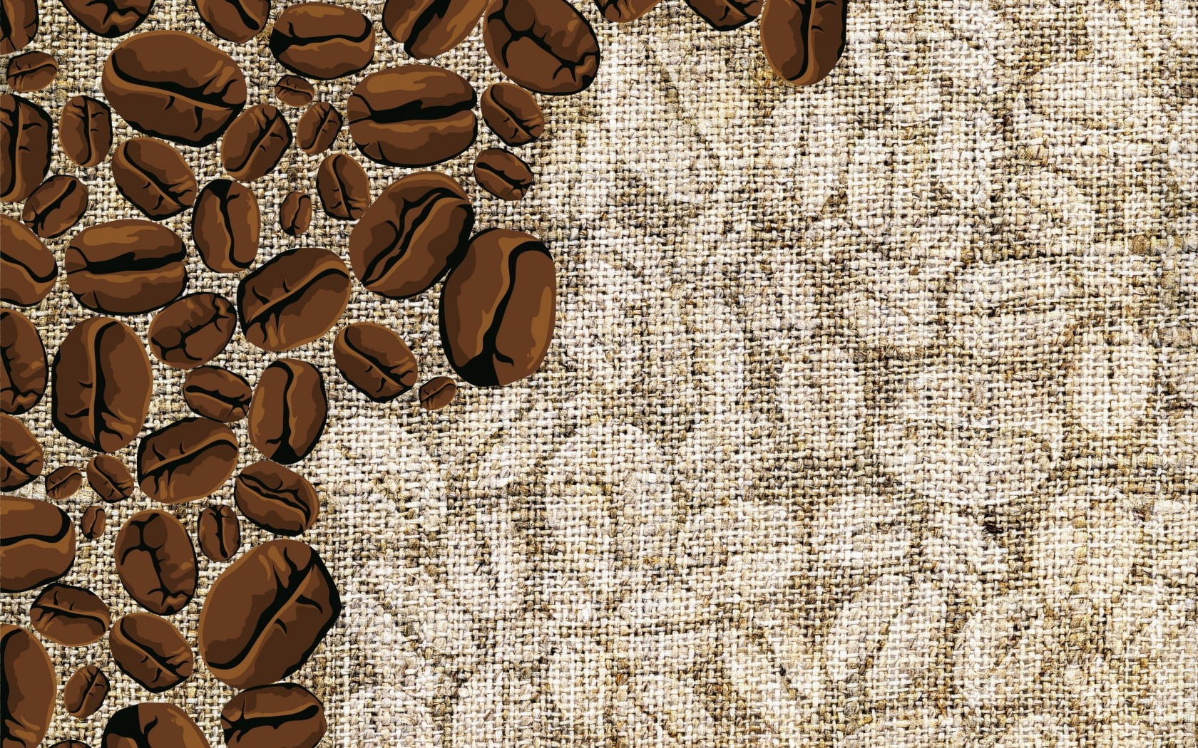 mat, brown, sacking, abstract, food, design, symbol, shape, sunlight, creativity, backdrop, 720P, beans, pattern, for sale, no People, day, HD Wallpaper