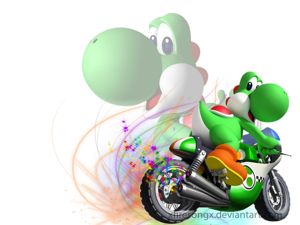 yoshi, 480P, cartoons, HD Wallpaper