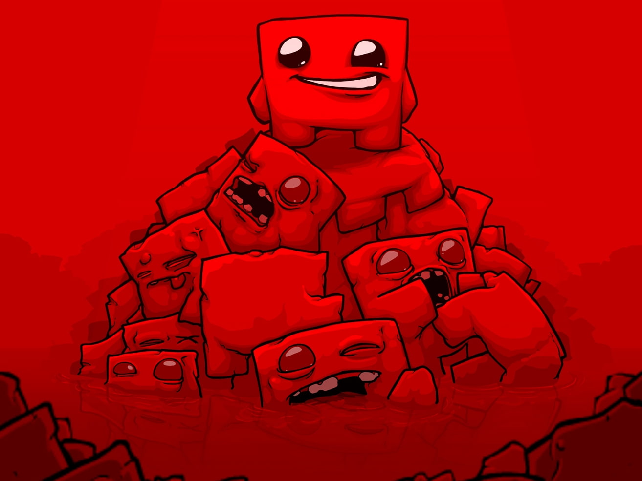 Comics, 720P, Super Meat Boy, HD Wallpaper