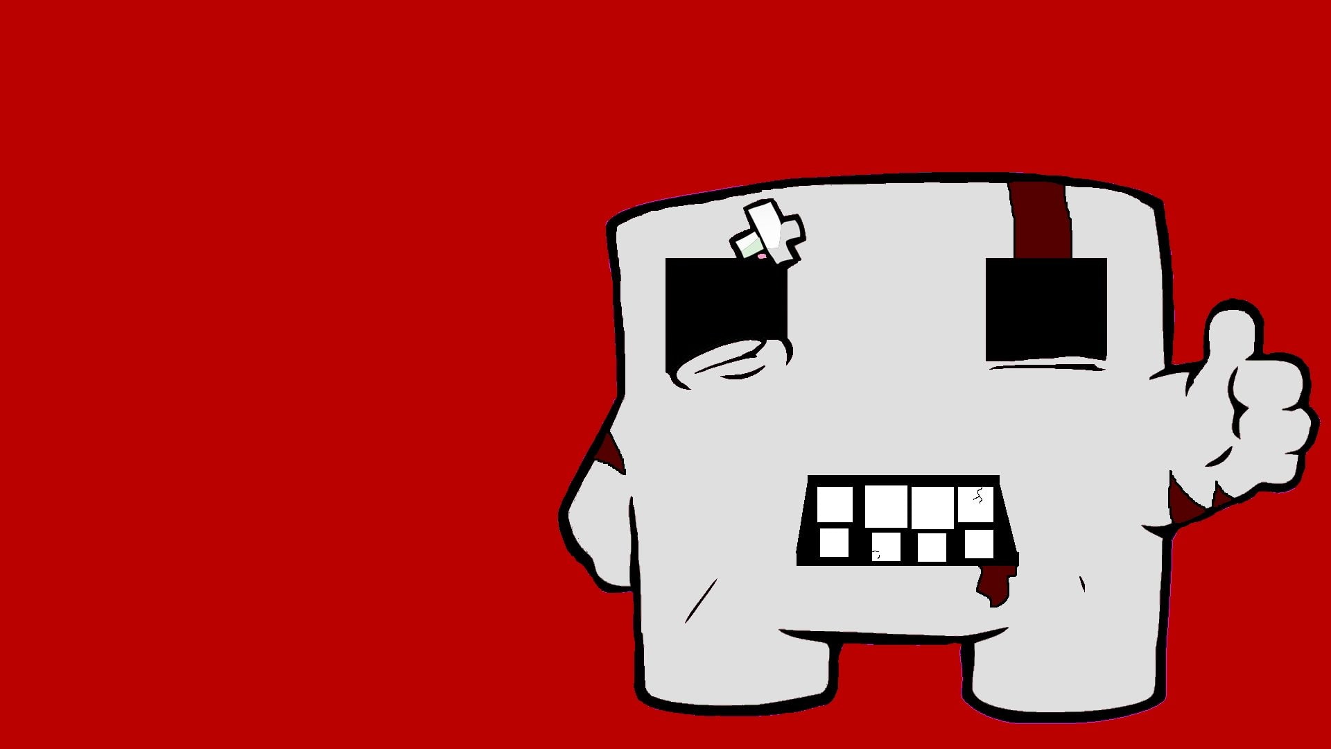 nintendo, animation, meat, funny, boy, platform, super, cartoon, humor, 1080P, HD Wallpaper
