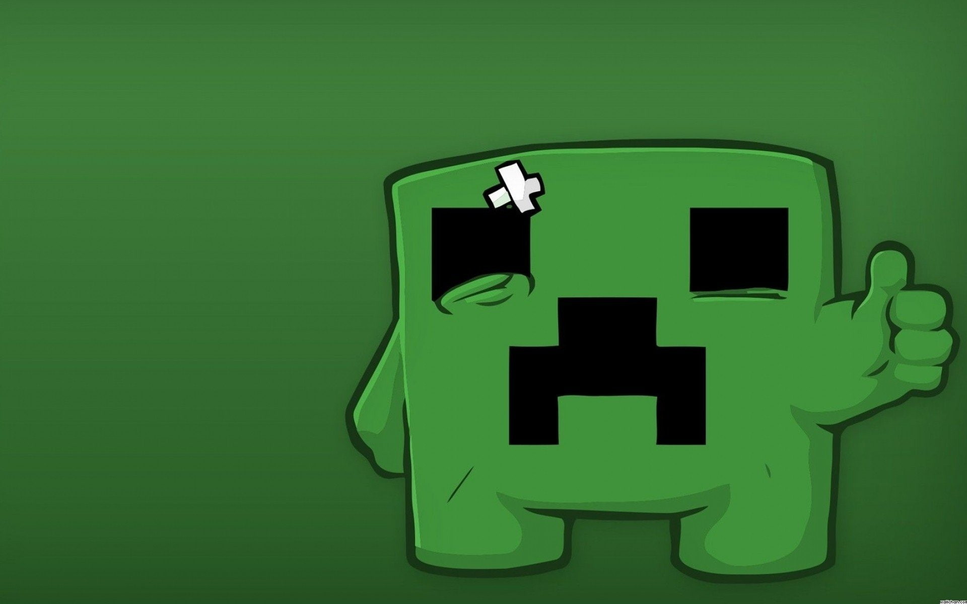 games, creeper, meat, minecraft, super, minimalistic, boy, video, 1080P, HD Wallpaper