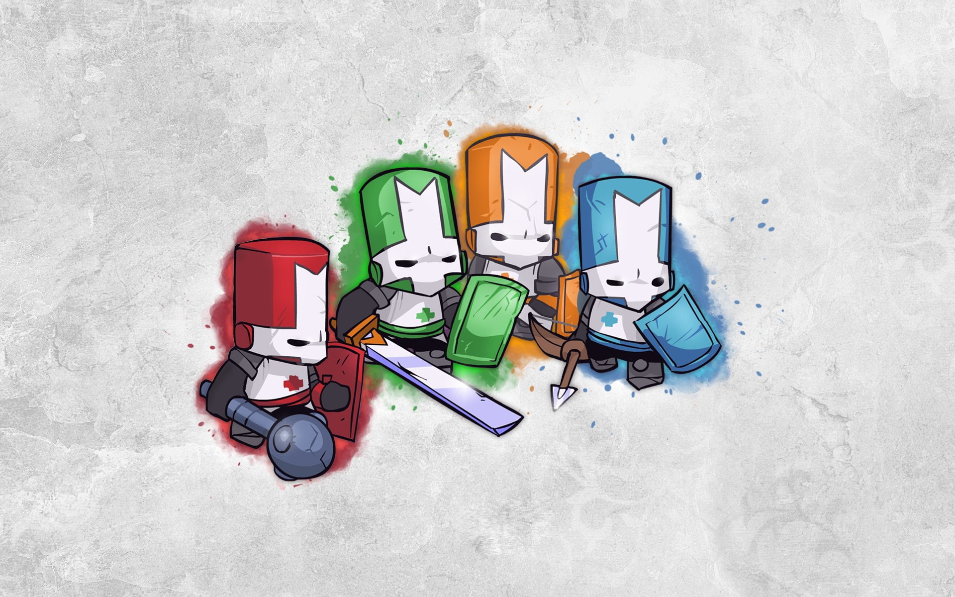 crashers, action, castle-crashers, fighting, 1080P, scrolling, fantasy, castle, rpg, HD Wallpaper