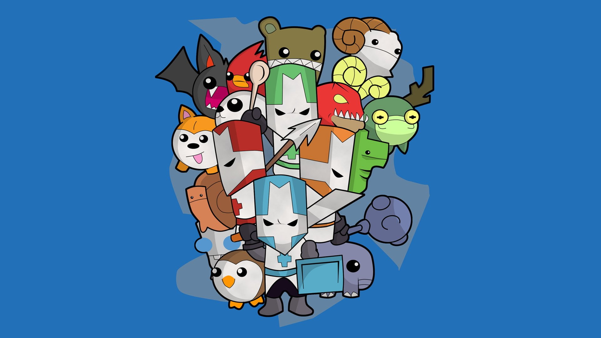 rpg, castle-crashers, fighting, 1080P, castle, fantasy, action, scrolling, crashers, HD Wallpaper