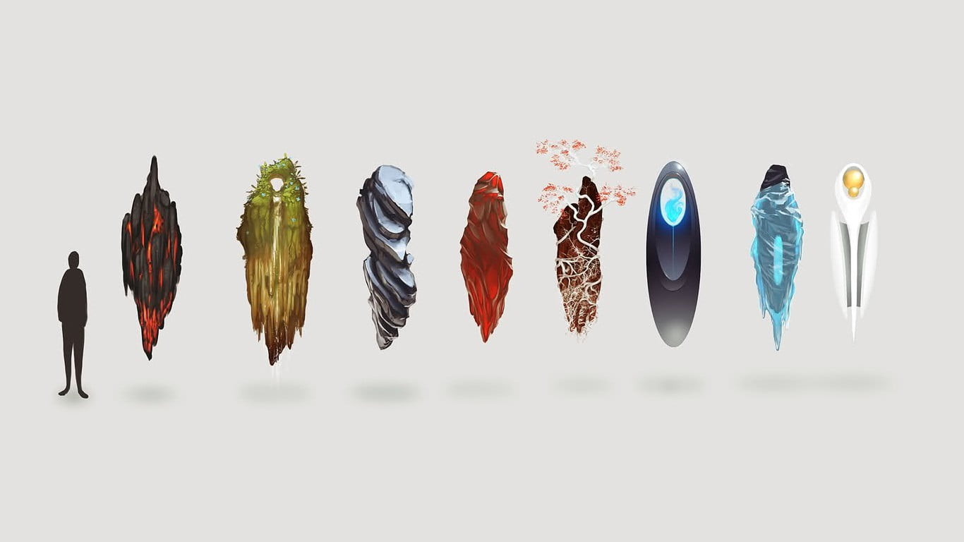 720P, side by side, in a row, assorted, no people, still life, eight, panoramic, digital art, red, cloaks, cut out, choice, representation, copy space, HD Wallpaper