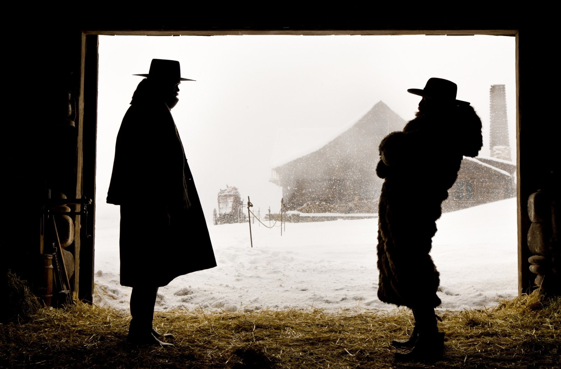 auto post production filter, women, 1080P, nature, adult, Movie, day, The Hateful Eight, full length, men, silhouette, standing, outdoors, sky, people, HD Wallpaper