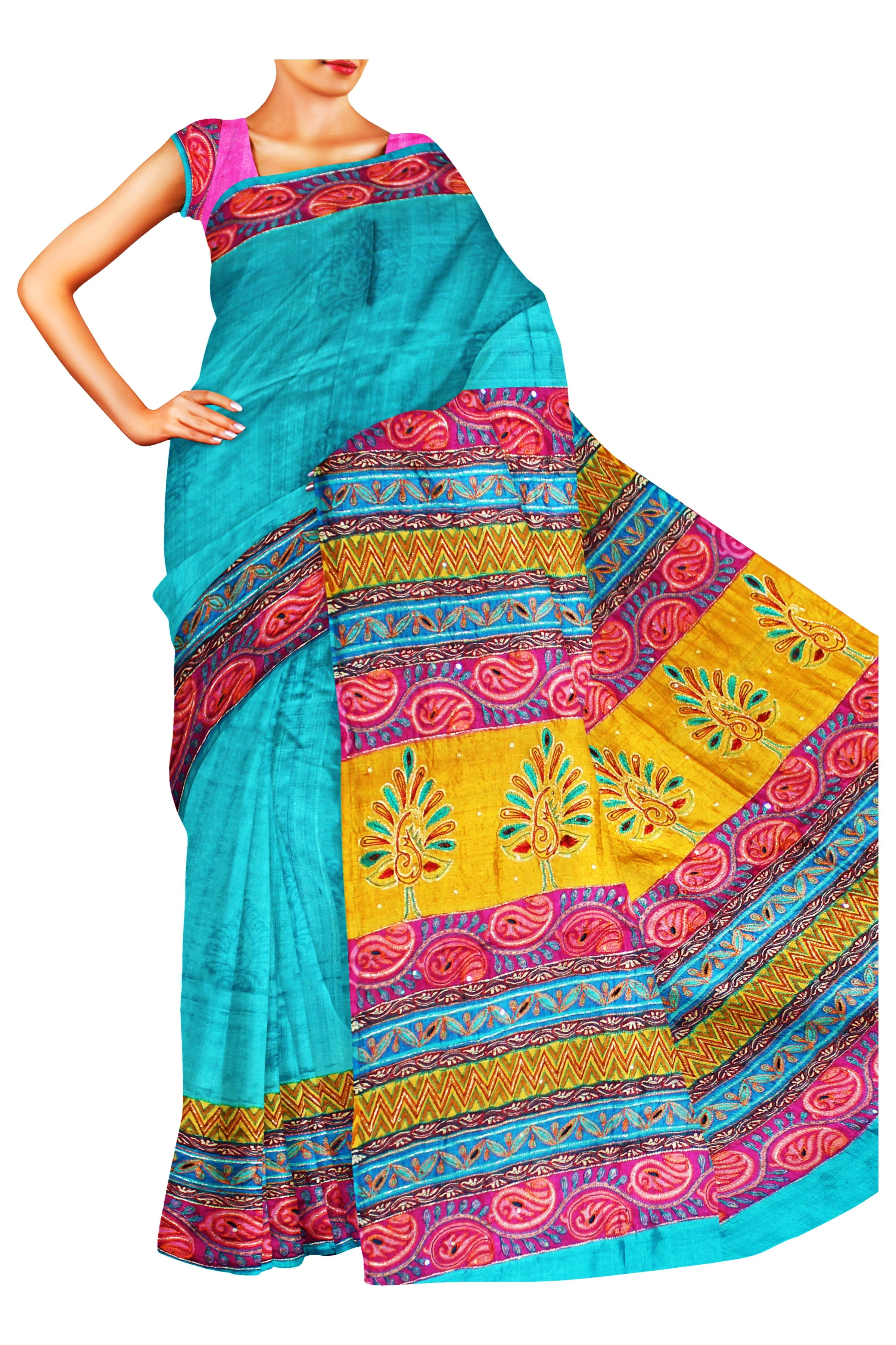 indoors, designer, traditional sarees, women fashion, women, midsection, Clothing, fancy, multi colored, adult, cut out, lifestyles, white background, front view, Phone HD Wallpaper