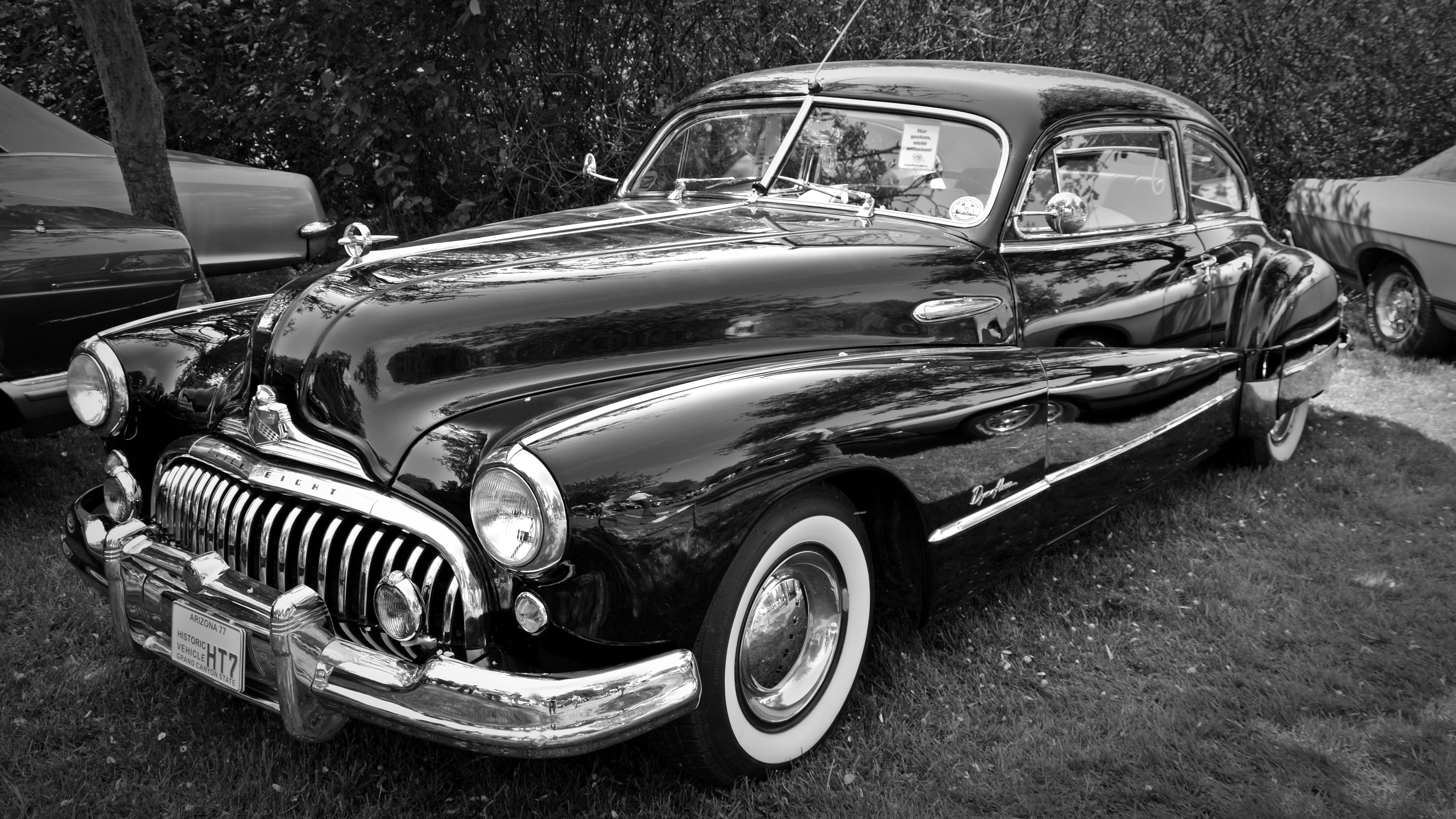 old, metal, ruined, stationary, nature, historically, luxury, 5K, classic, obsolete, rarity, transportation, auto, buick eight, vintage car, mode of transportation, HD Wallpaper