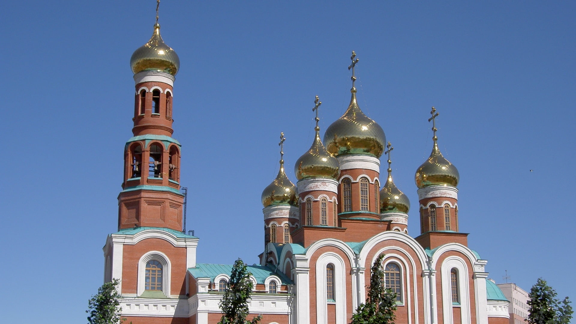 tower, travel destinations, spirituality, built Structure, blue, religion, famous Place, christianity, gold Colored, kremlin, travel, spire, tourism, russian Culture, HD Wallpaper