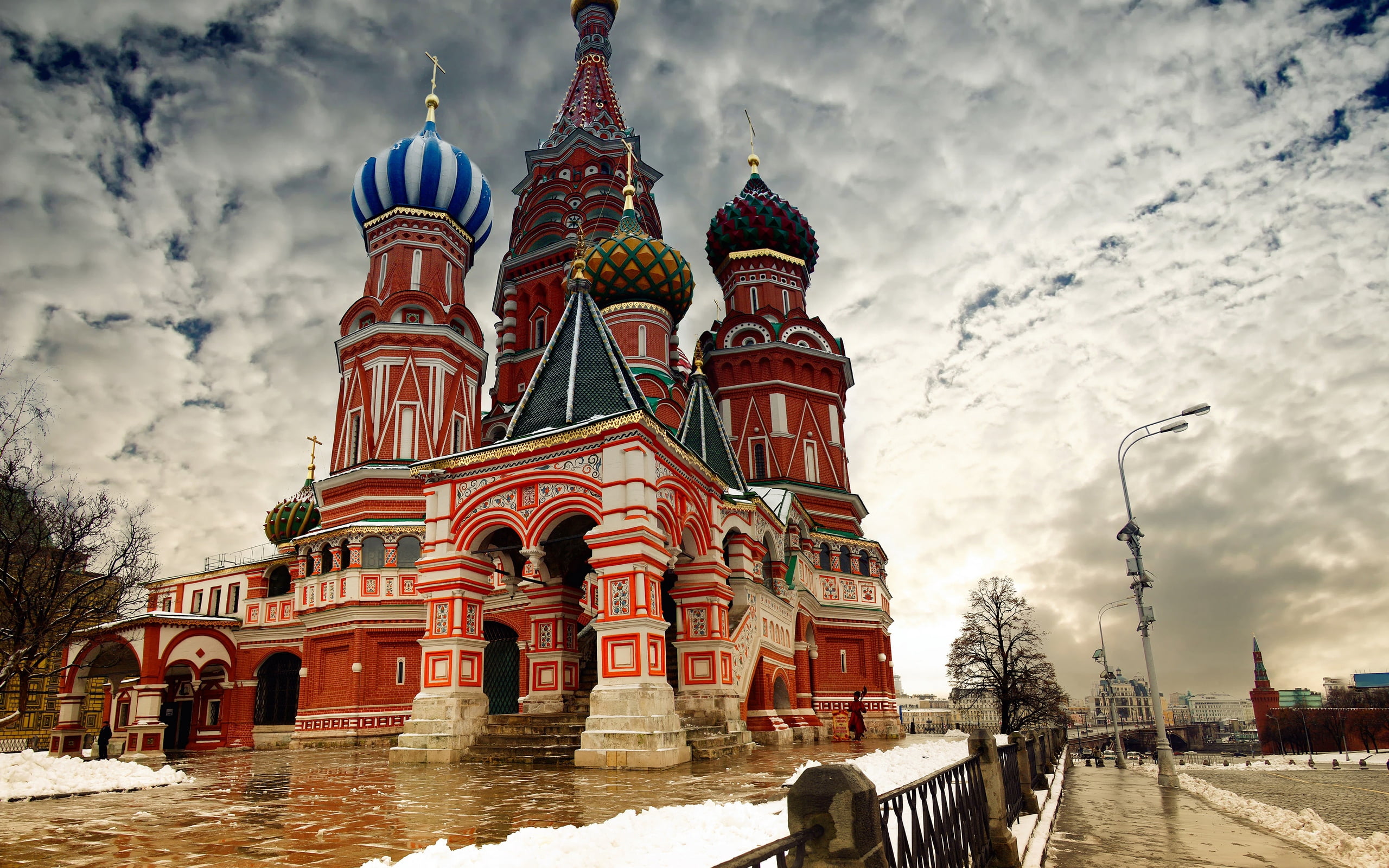 temple - Building, nature, cultures, city, cloud - Sky, outdoors, building, brick, moscow, orthodox, concrete, cityscape, red, sky, built Structure, church, HD Wallpaper