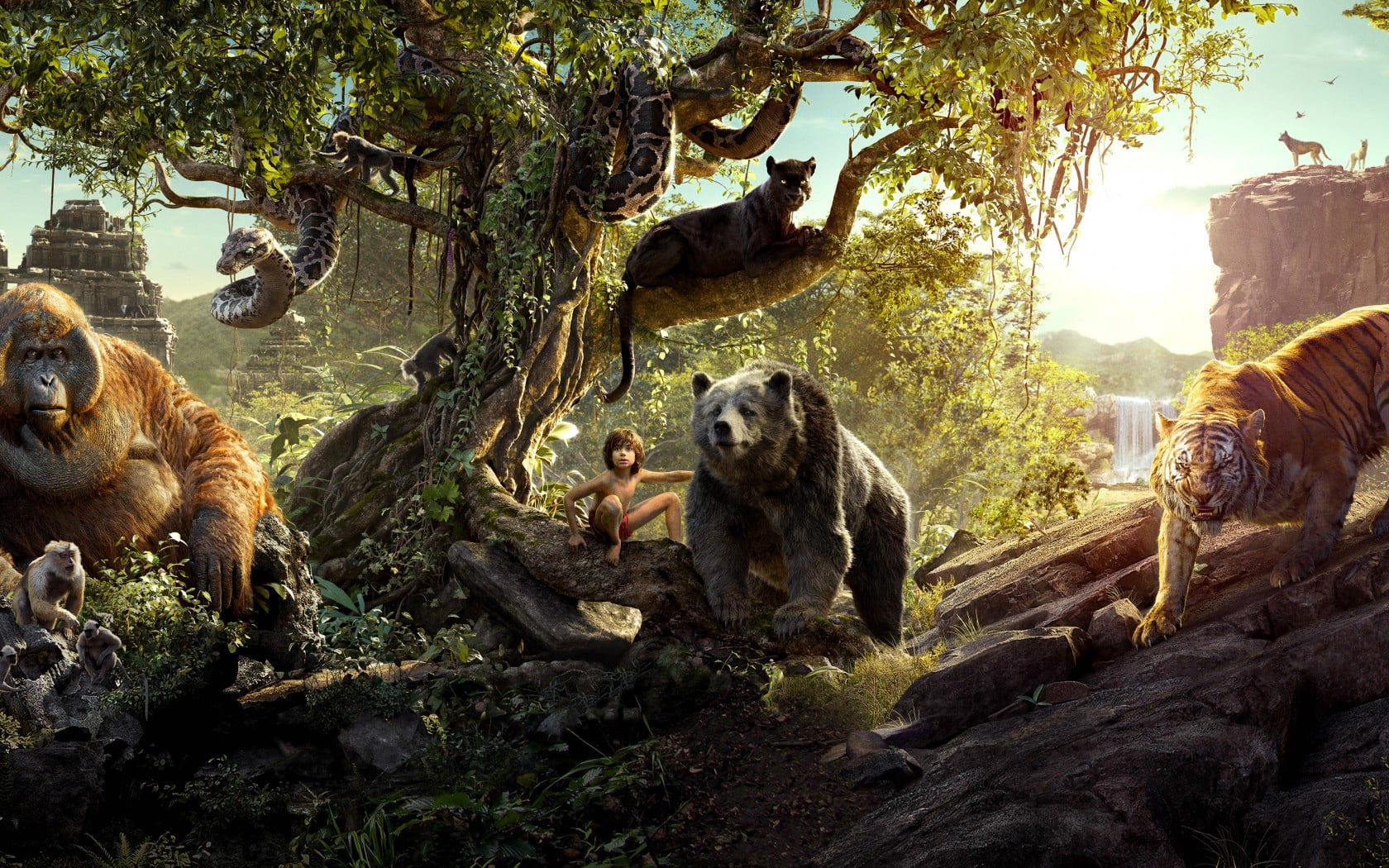 africa, relaxation, india, animal themes, nature, large, tropical Rainforest, outdoors, mammal, asia, mouth open, 2016, forest, 720P, animal, book, bear, HD Wallpaper