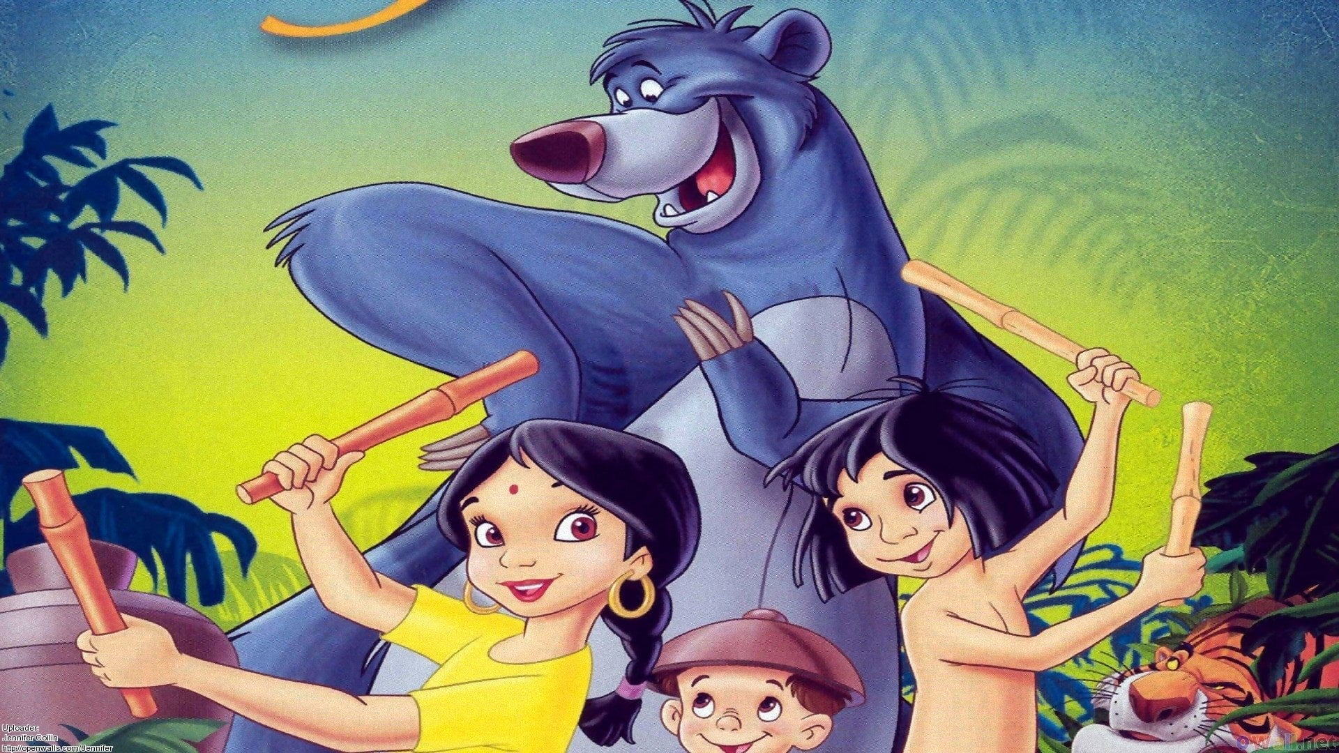 indoors, lifestyles, group of people, The Jungle Book, happiness, emotion, child, male likeness, human representation, portrait, art and craft, 1080P, HD Wallpaper