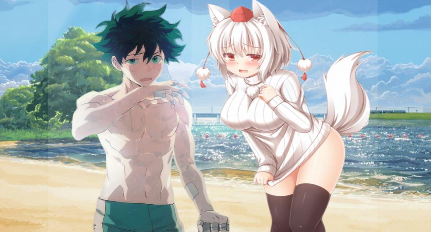 Deku, wolf girls, 720P, HD Wallpaper