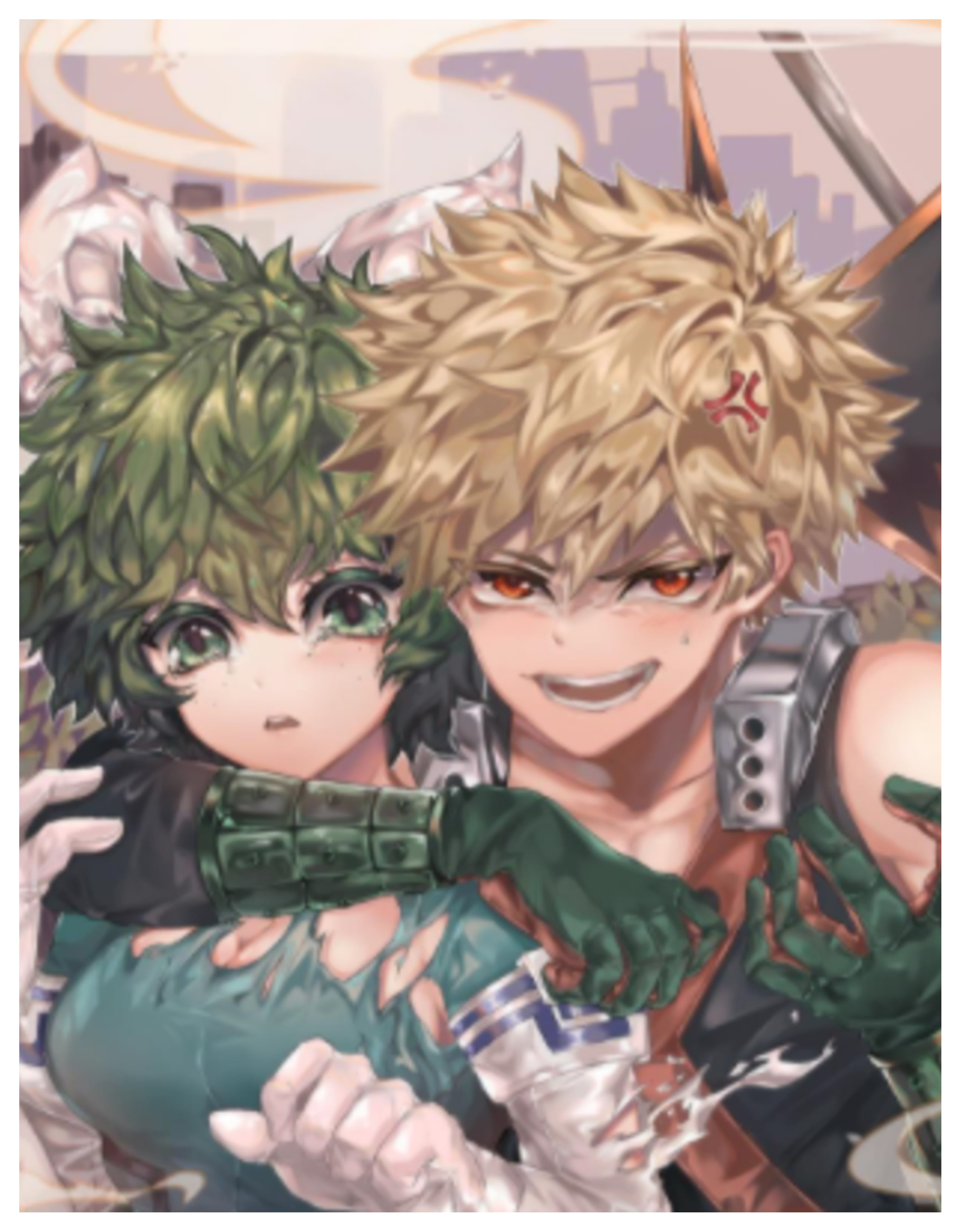 2K, Katsuki Bakugou, Deku, Boku no Hero Academia, Phone HD Wallpaper