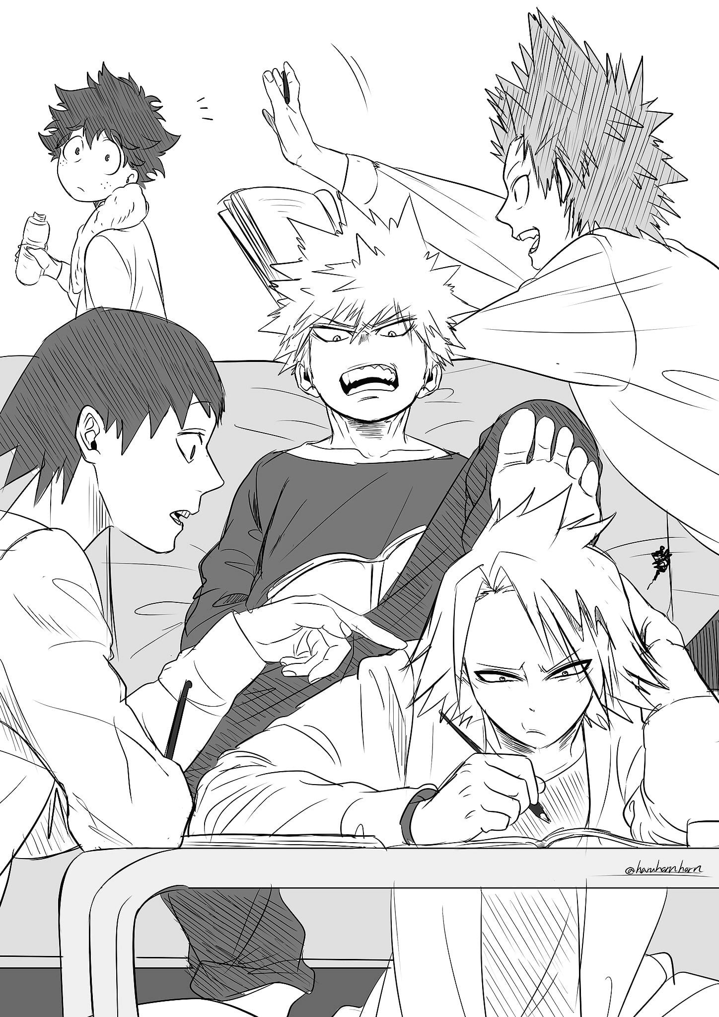 anime, Deku, Boku no Hero Academia, anime boys, Bakugō Katsuki, 1080P, Phone HD Wallpaper